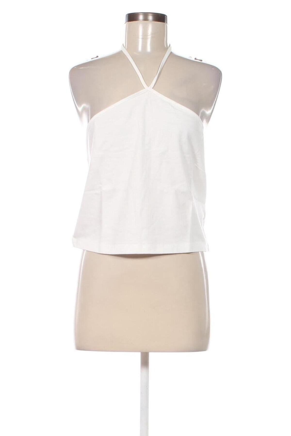 Γυναικείο αμάνικο μπλουζάκι NA-KD, Μέγεθος 3XL, Χρώμα Λευκό, Τιμή 2,40 €