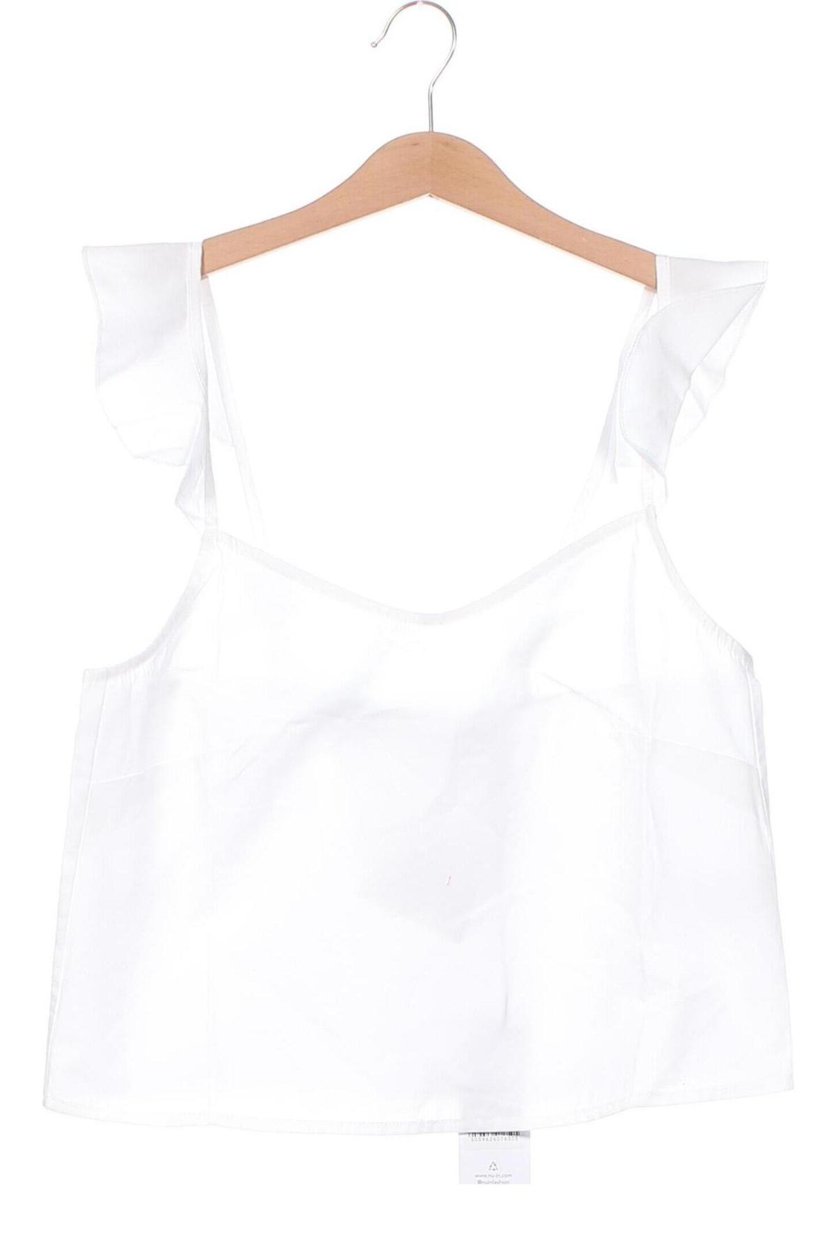 Γυναικείο αμάνικο μπλουζάκι NU-IN, Μέγεθος XS, Χρώμα Λευκό, Τιμή 7,67 €