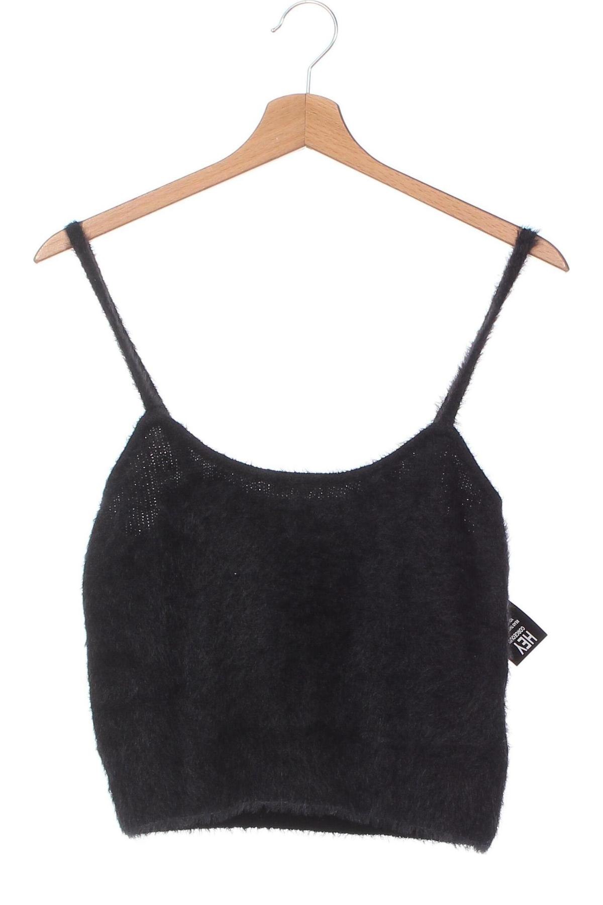 Γυναικείο αμάνικο μπλουζάκι Nly Trend, Μέγεθος L, Χρώμα Μαύρο, Τιμή 2,49 €