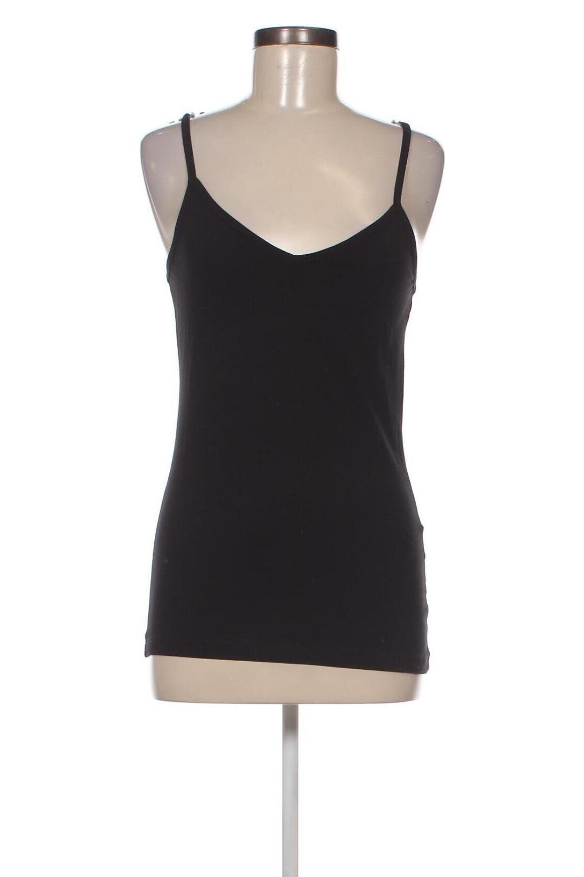 Γυναικείο αμάνικο μπλουζάκι Oviesse, Μέγεθος L, Χρώμα Μαύρο, Τιμή 10,82 €