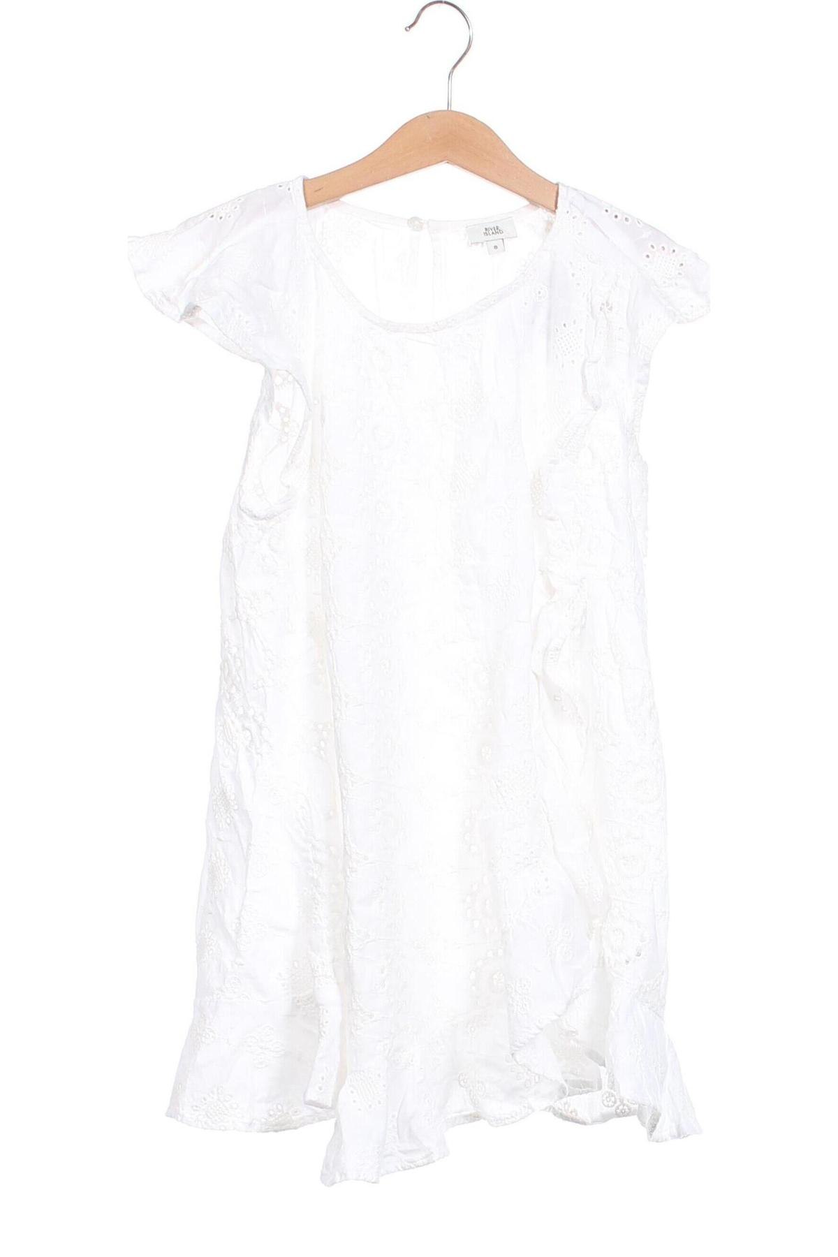 Γυναικείο αμάνικο μπλουζάκι River Island, Μέγεθος XS, Χρώμα Λευκό, Τιμή 8,18 €