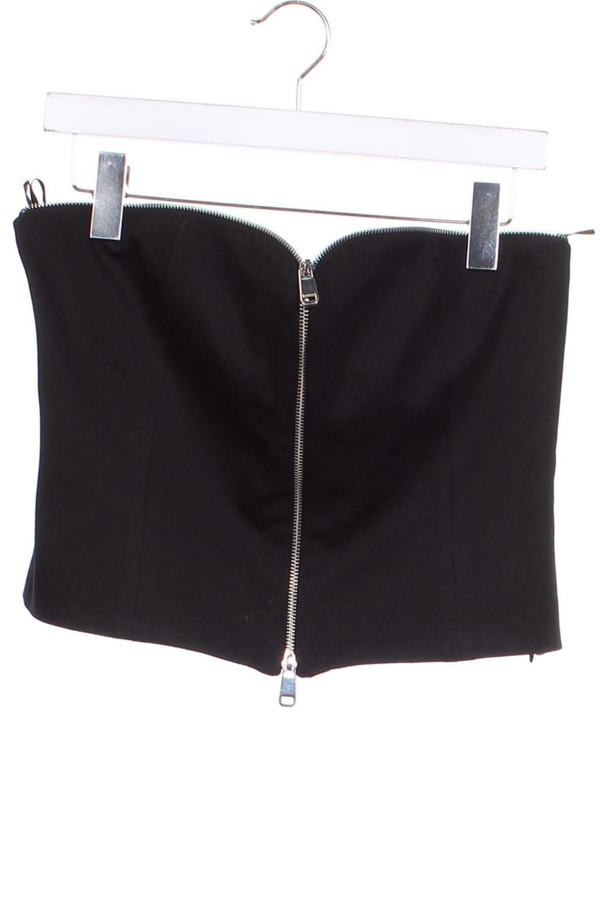 Γυναικείο αμάνικο μπλουζάκι Zara, Μέγεθος XL, Χρώμα Μαύρο, Τιμή 4,54 €