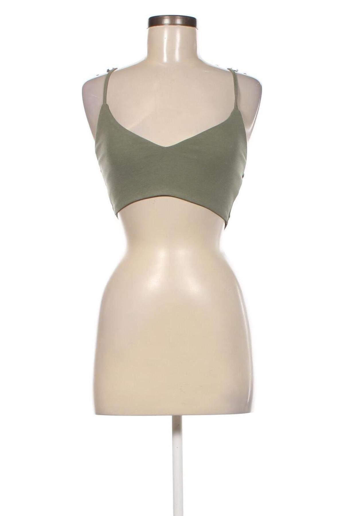 Γυναικείο αμάνικο μπλουζάκι Zara, Μέγεθος S, Χρώμα Πράσινο, Τιμή 12,00 €