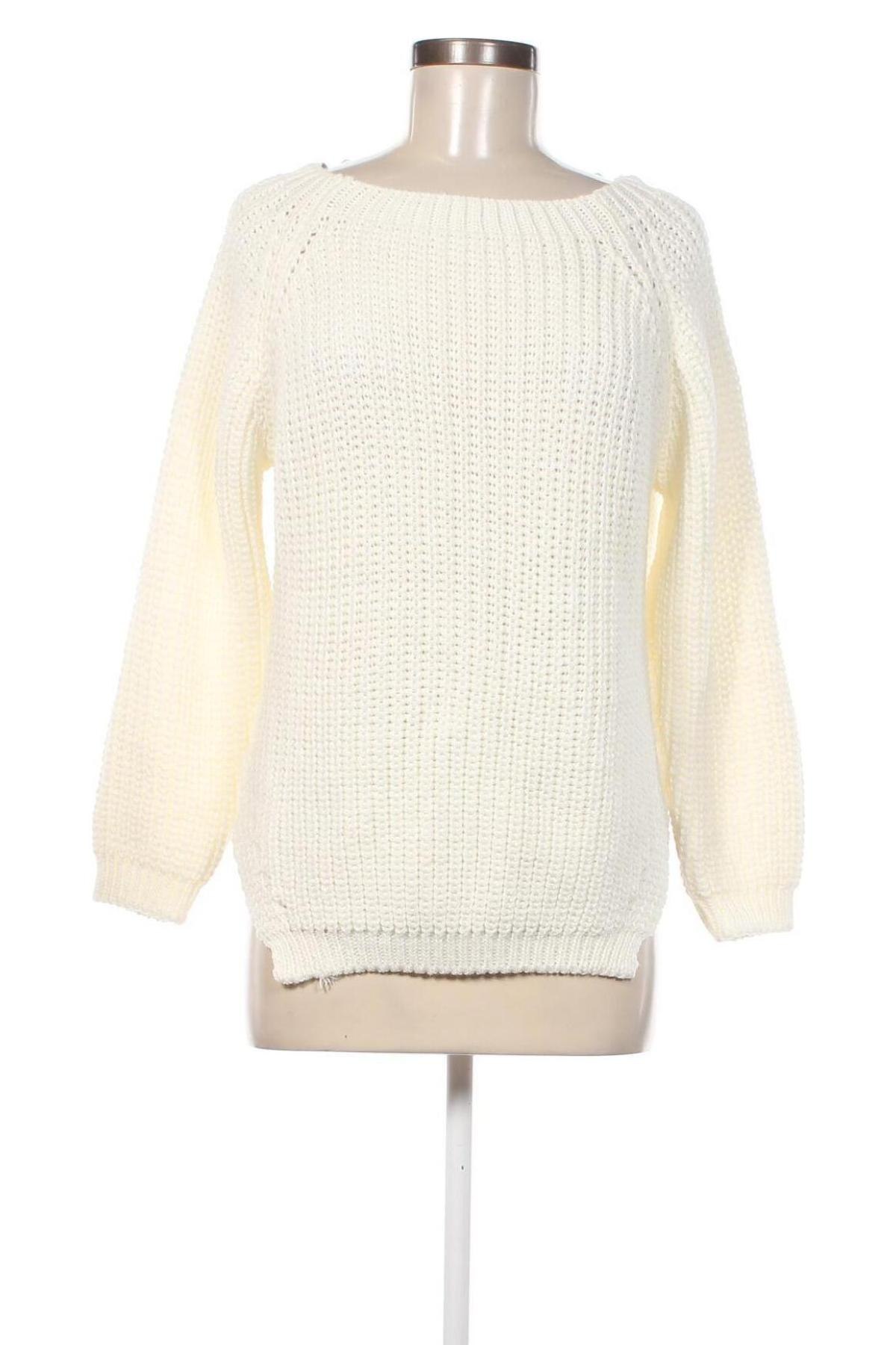 Damenpullover, Größe M, Farbe Ecru, Preis 14,83 €