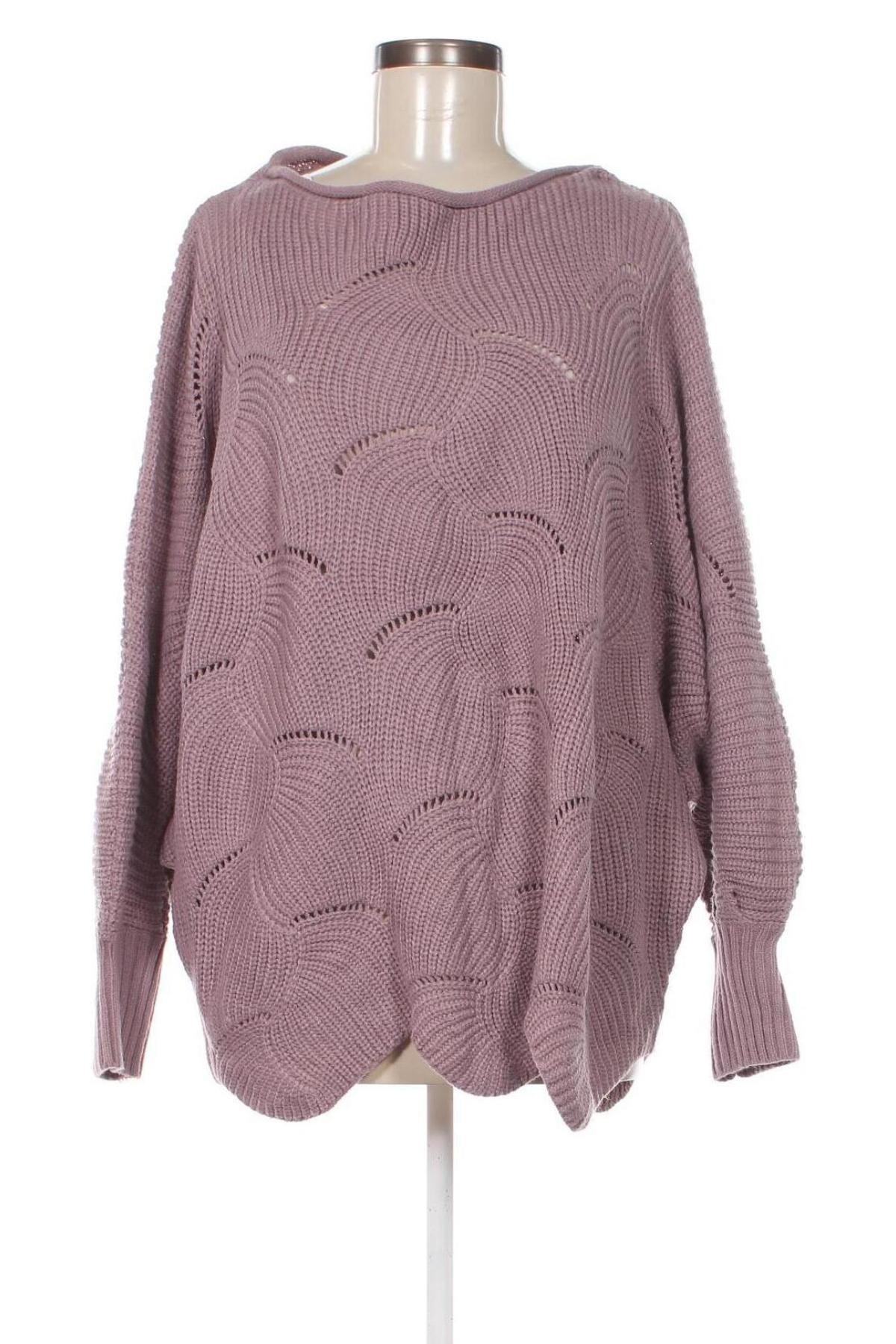 Damenpullover, Größe XXL, Farbe Aschrosa, Preis 6,46 €