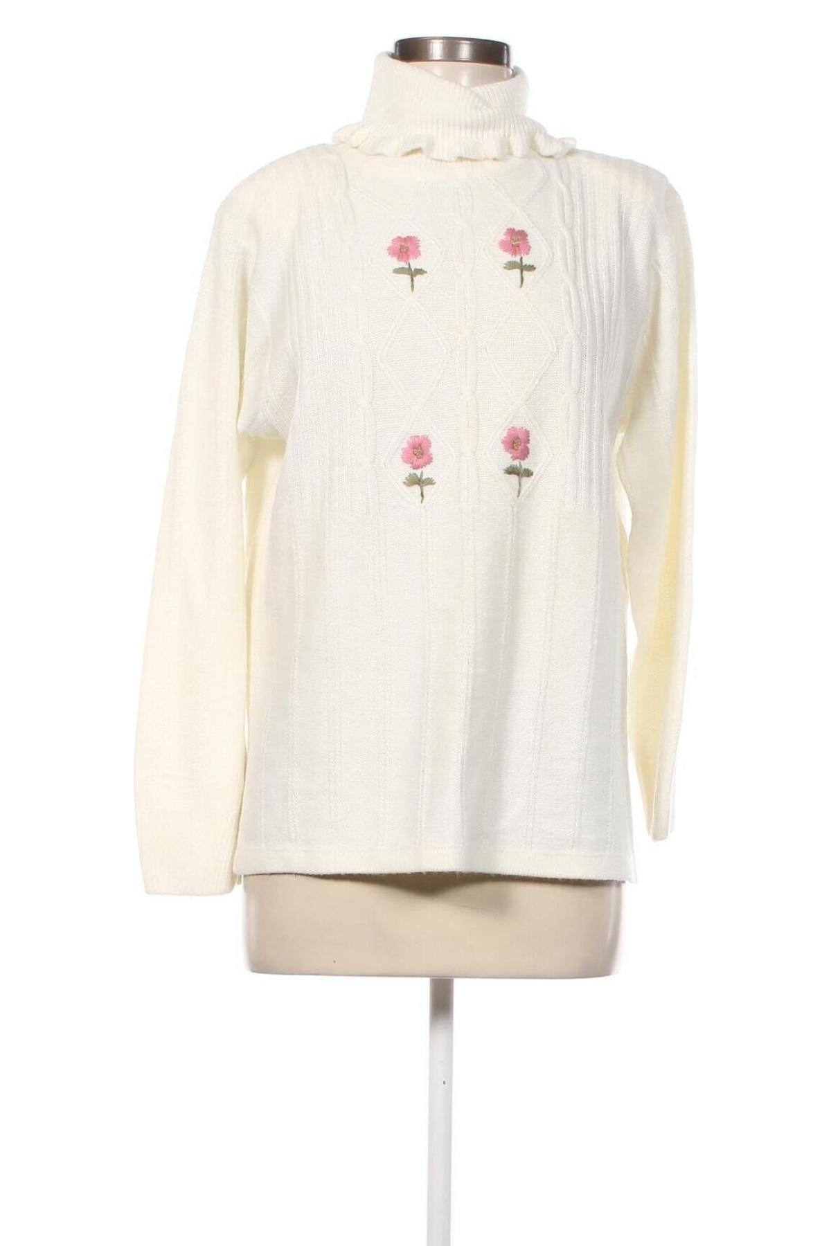 Damenpullover, Größe M, Farbe Weiß, Preis 5,93 €