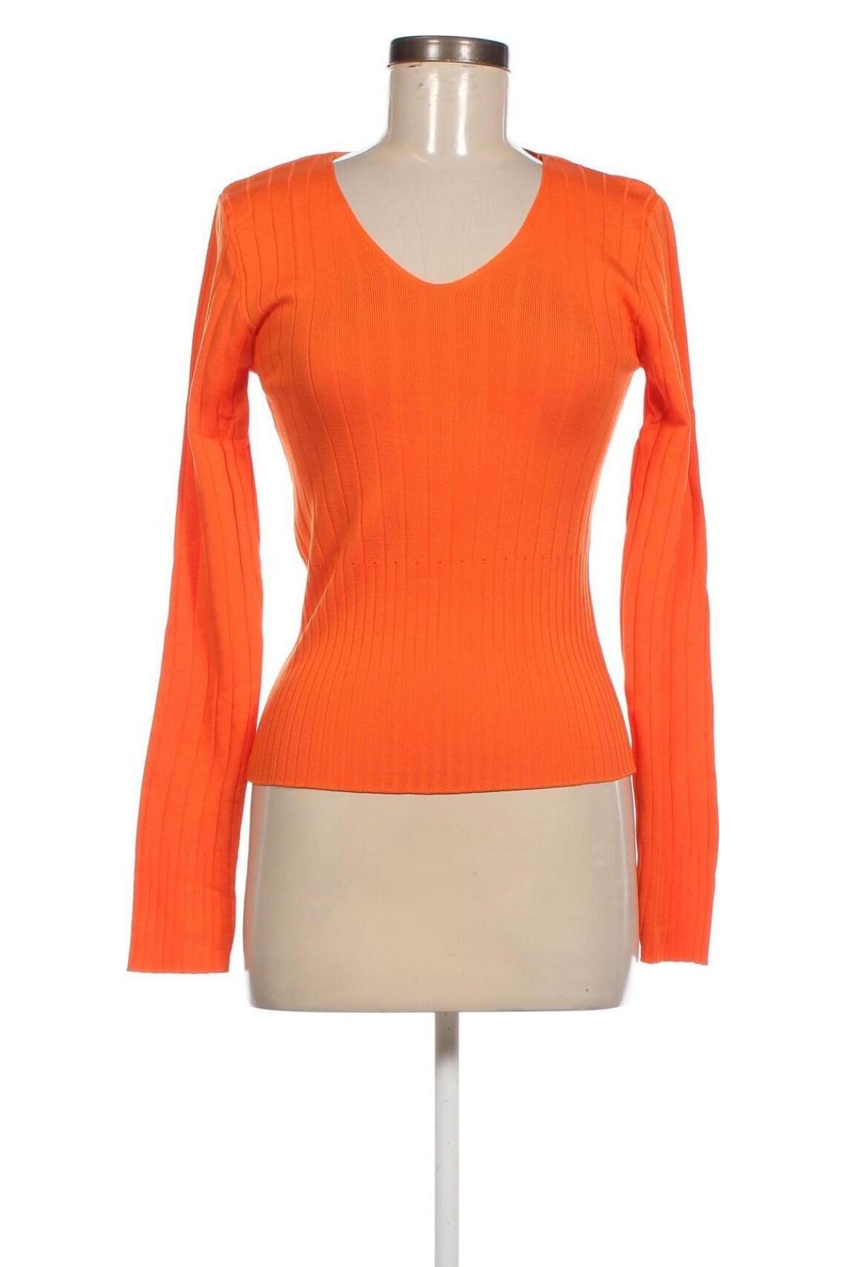 Damenpullover, Größe M, Farbe Orange, Preis 6,23 €