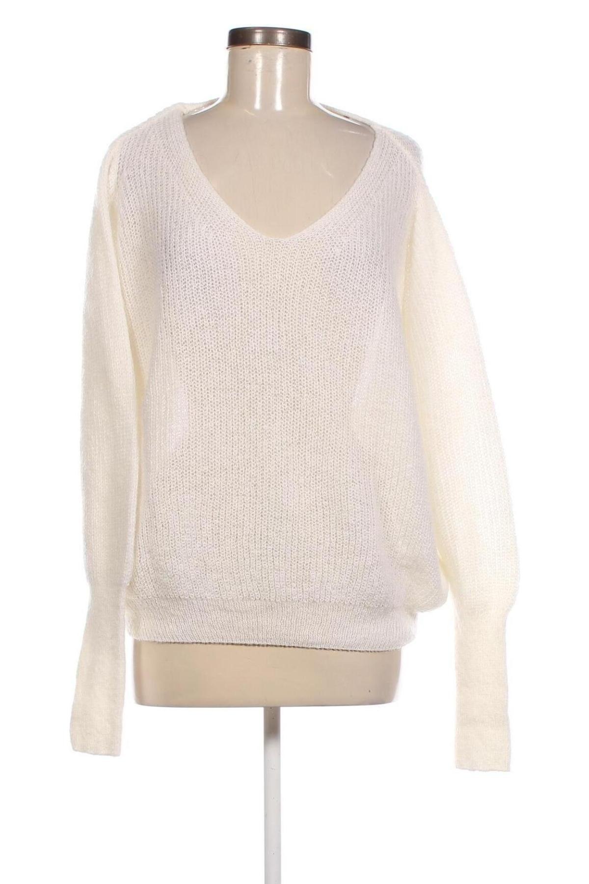 Damenpullover, Größe M, Farbe Ecru, Preis € 5,49