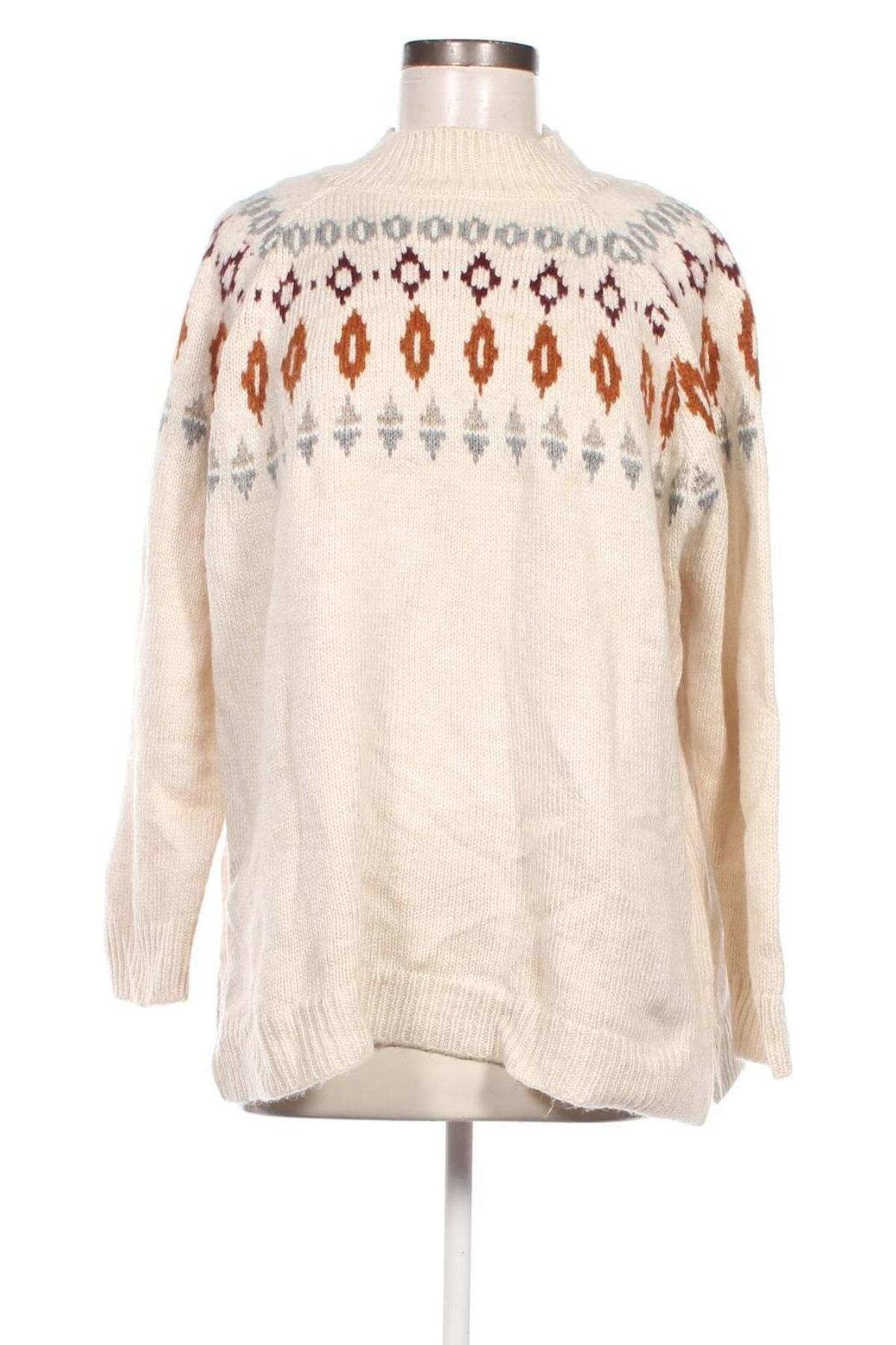 Дамски пуловер, Размер 3XL, Цвят Бежов, Цена 26,10 лв.