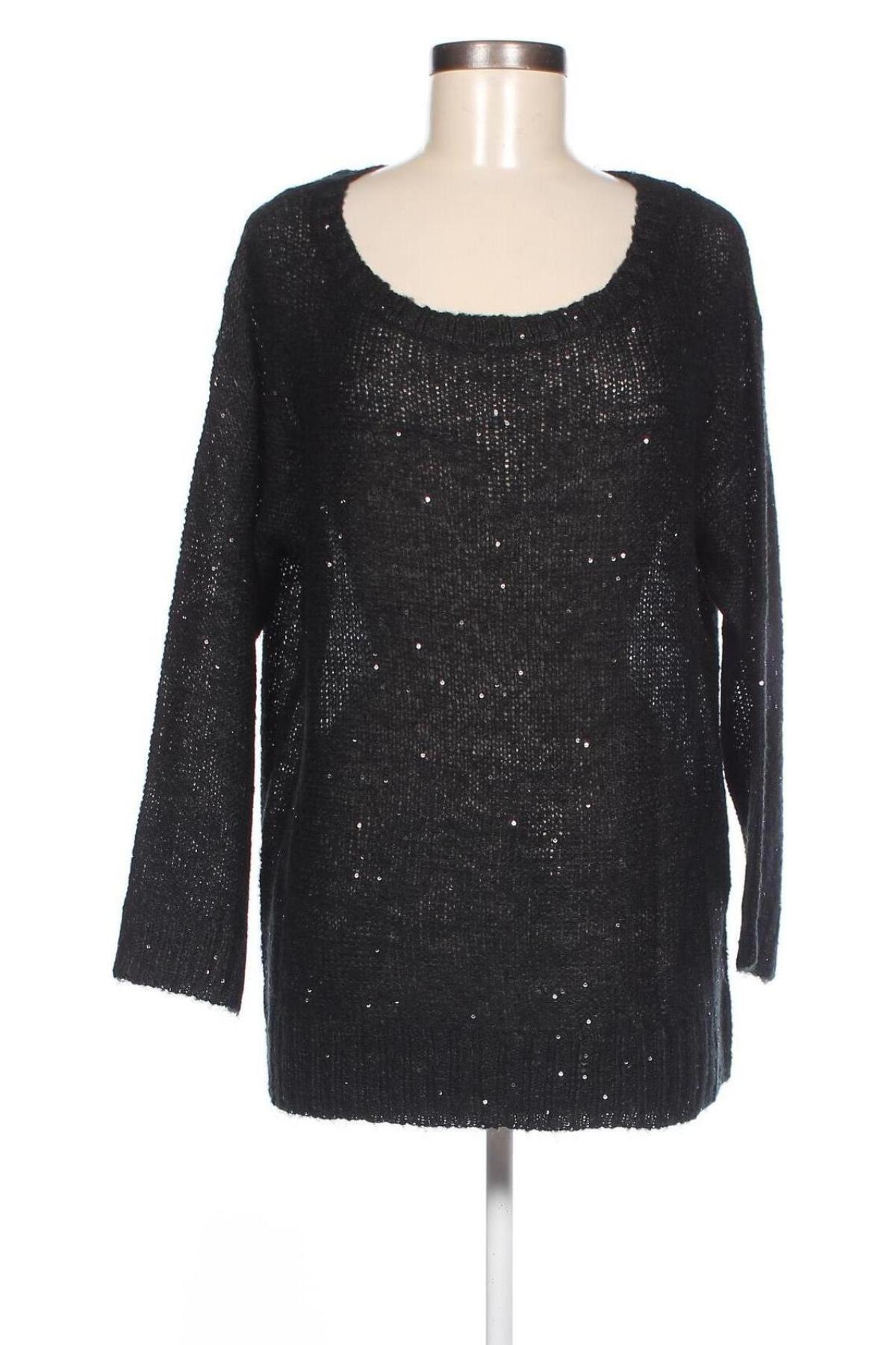 Дамски пуловер, Размер XL, Цвят Черен, Цена 18,40 лв.