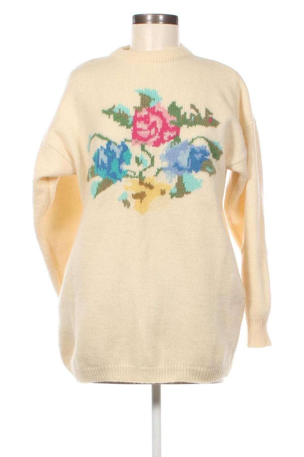 Дамски пуловер, Размер XL, Цвят Екрю, Цена 33,15 лв.