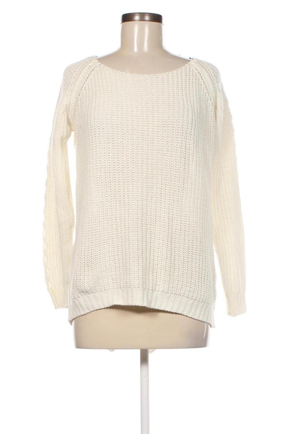 Дамски пуловер, Размер M, Цвят Екрю, Цена 14,00 лв.