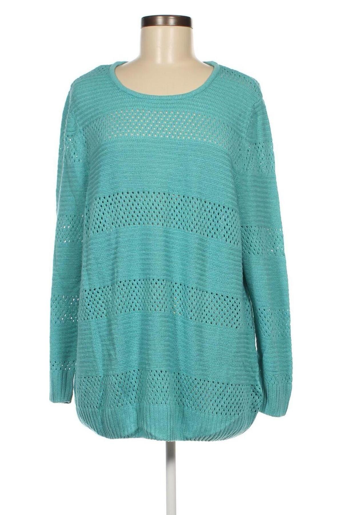 Γυναικείο πουλόβερ, Μέγεθος XXL, Χρώμα Μπλέ, Τιμή 5,20 €