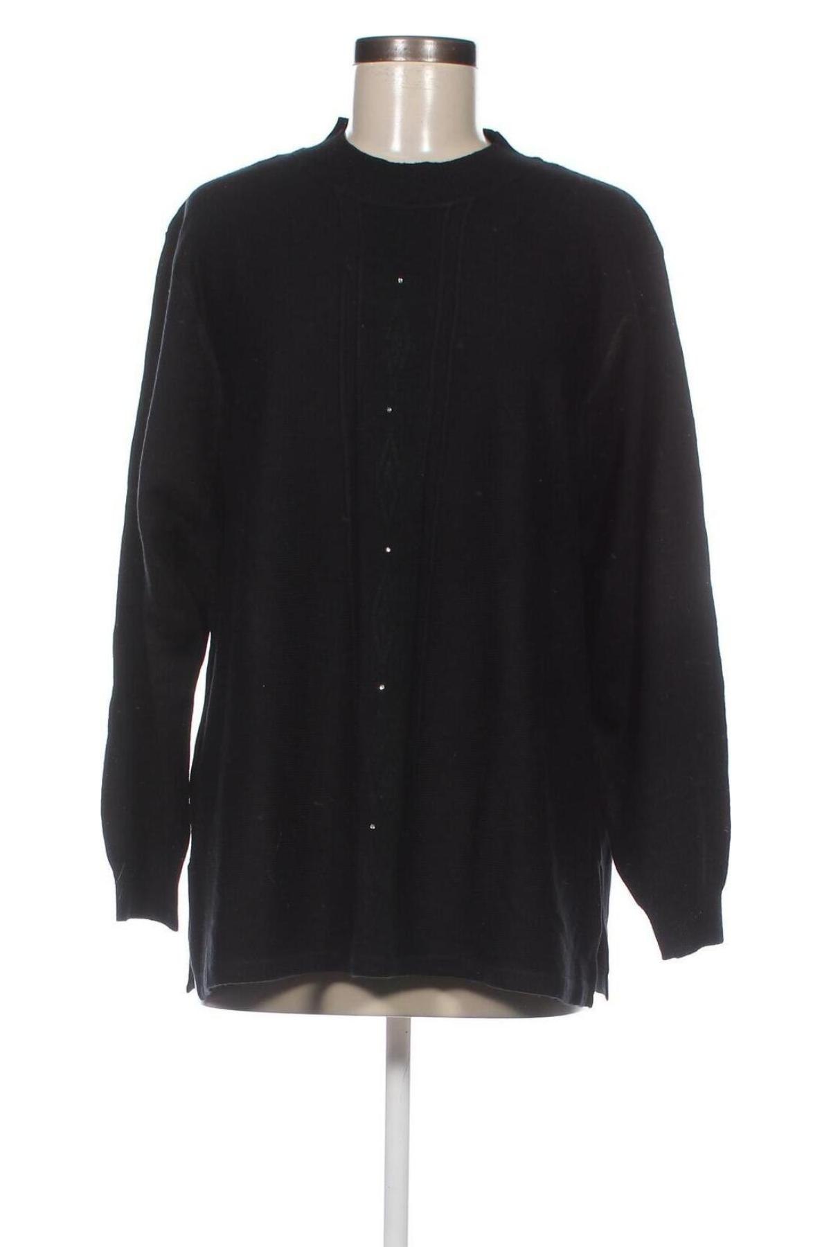 Дамски пуловер, Размер 3XL, Цвят Черен, Цена 8,41 лв.