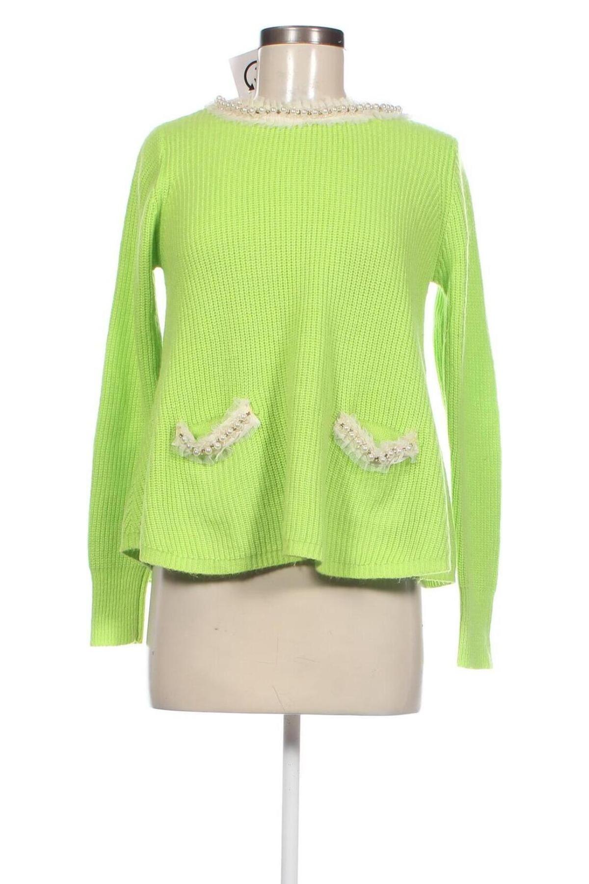 Дамски пуловер, Размер M, Цвят Зелен, Цена 16,88 лв.