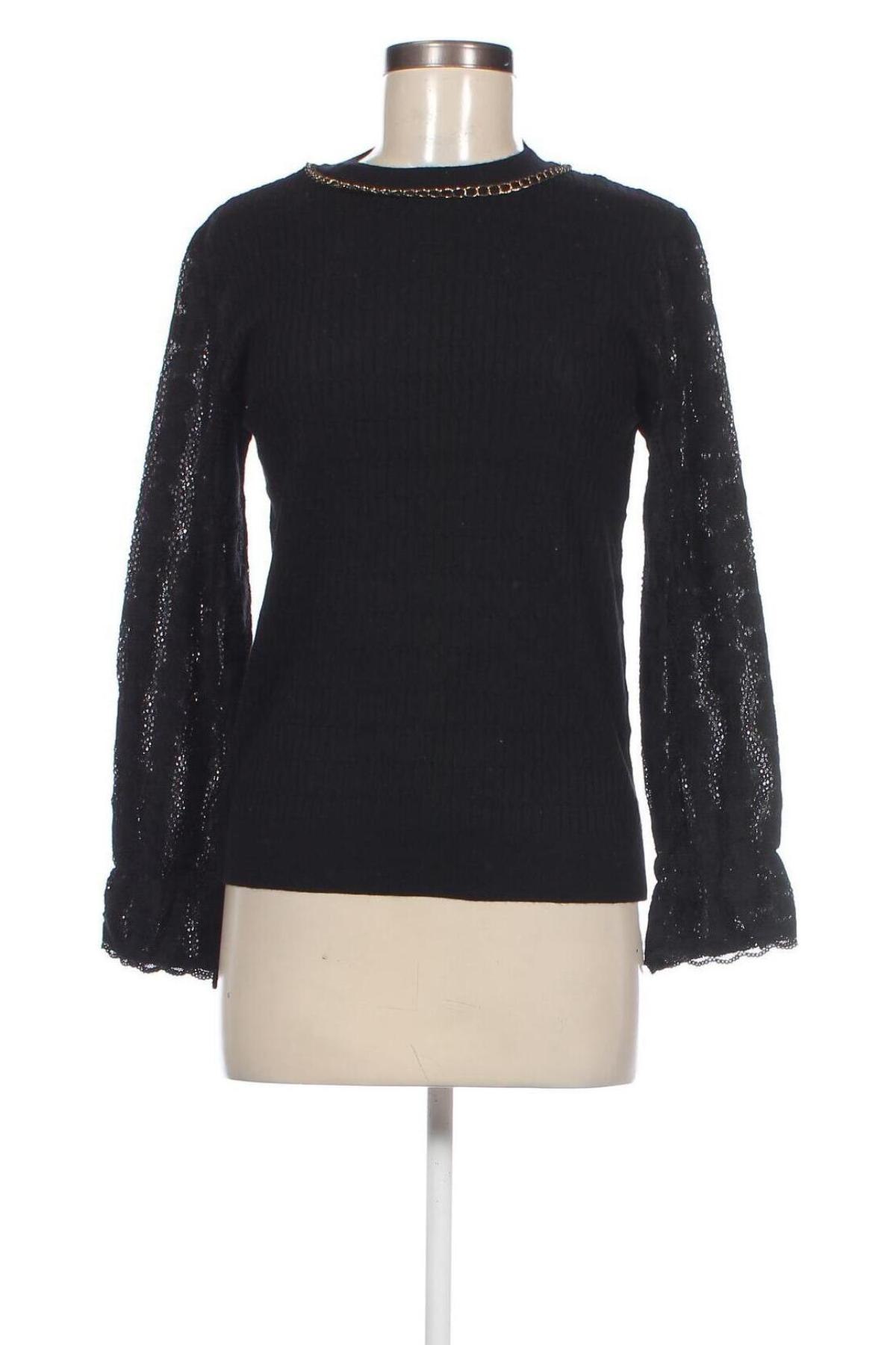 Дамски пуловер, Размер M, Цвят Черен, Цена 13,99 лв.