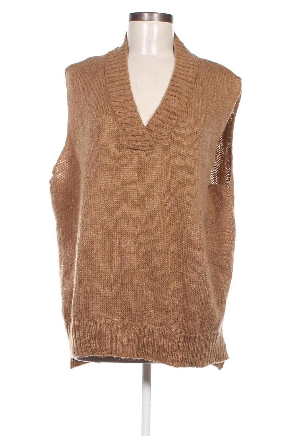 Дамски пуловер, Размер 5XL, Цвят Кафяв, Цена 18,85 лв.