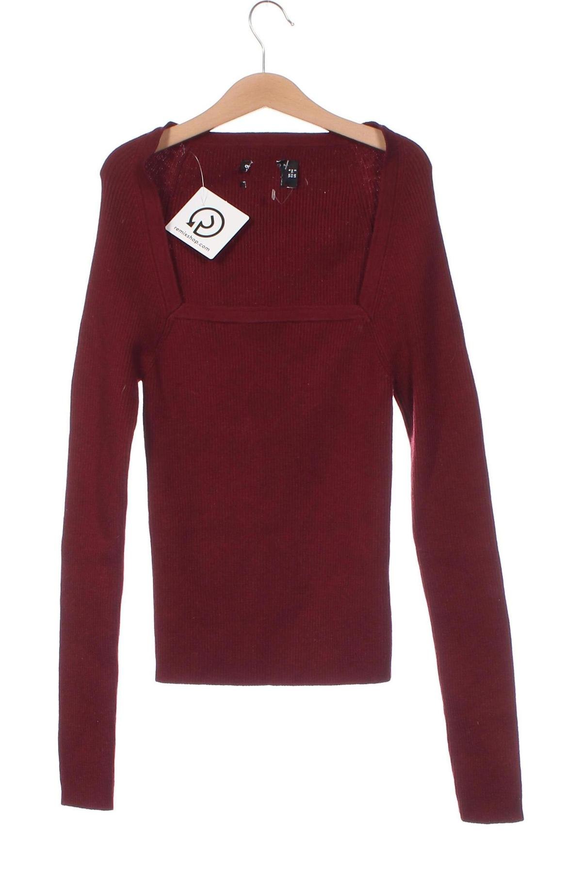 Дамски пуловер ASOS, Размер XS, Цвят Червен, Цена 26,75 лв.