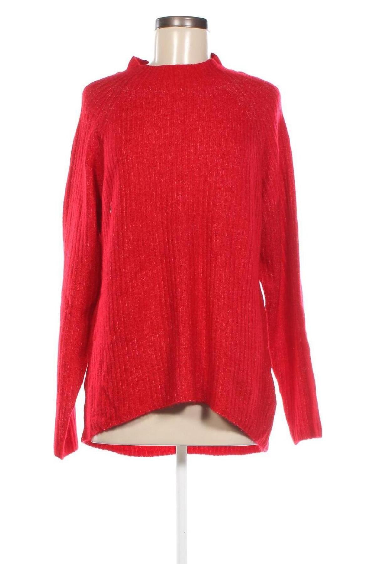 Γυναικείο πουλόβερ Amisu, Μέγεθος XL, Χρώμα Κόκκινο, Τιμή 5,92 €