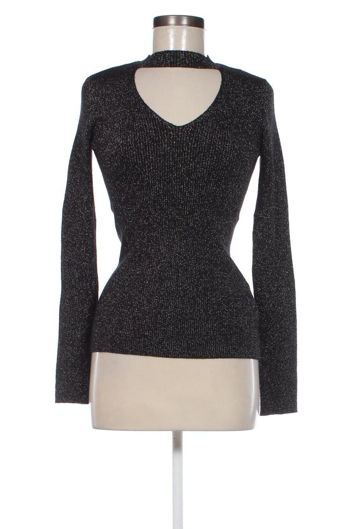 Дамски пуловер Amisu, Размер M, Цвят Черен, Цена 11,60 лв.