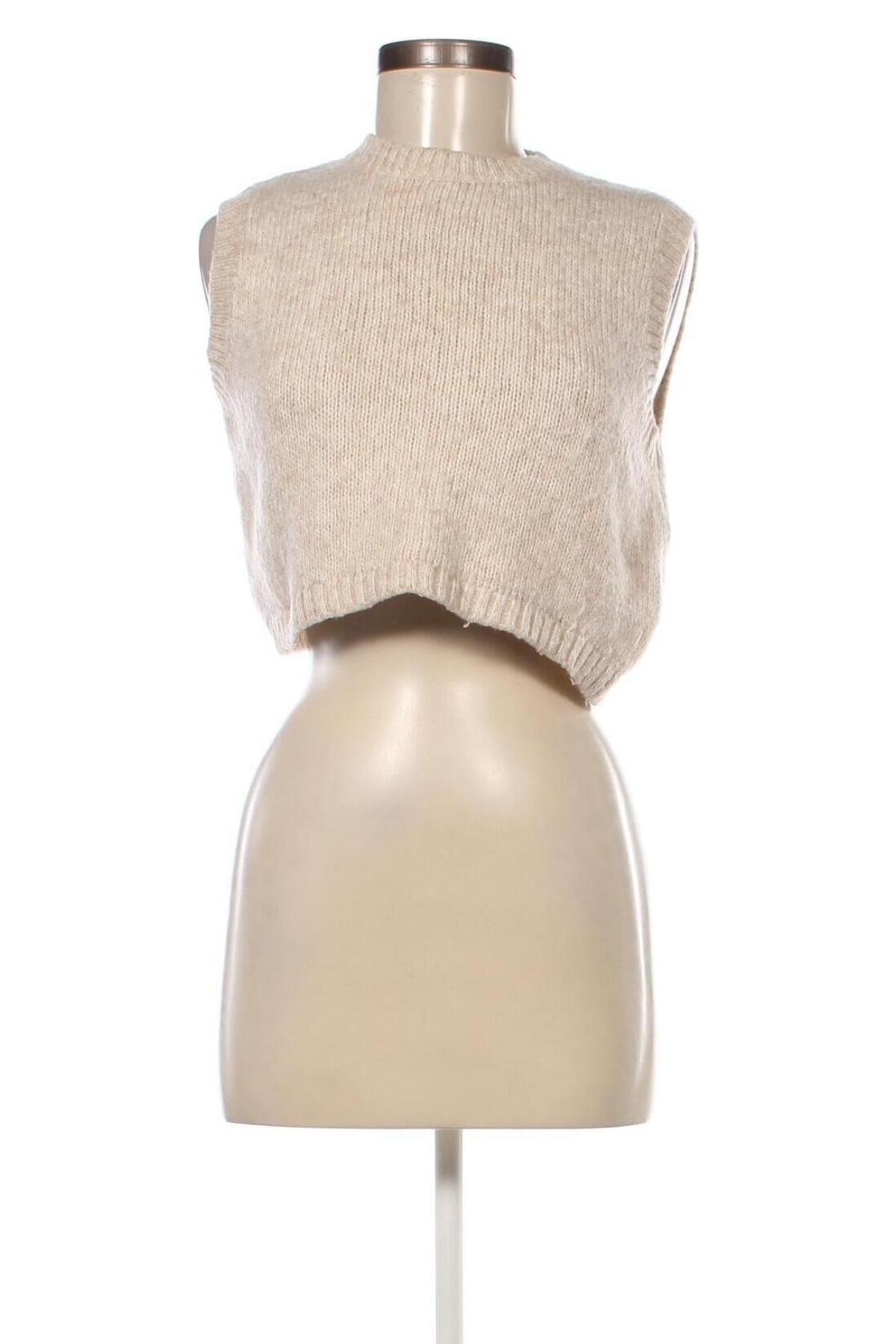 Damenpullover Bershka, Größe S, Farbe Beige, Preis 20,18 €