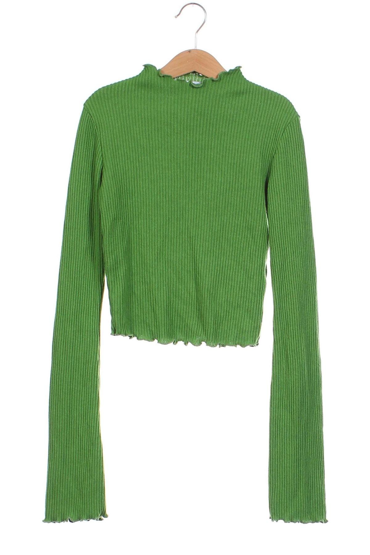 Γυναικείο πουλόβερ Bershka, Μέγεθος XS, Χρώμα Πράσινο, Τιμή 5,19 €