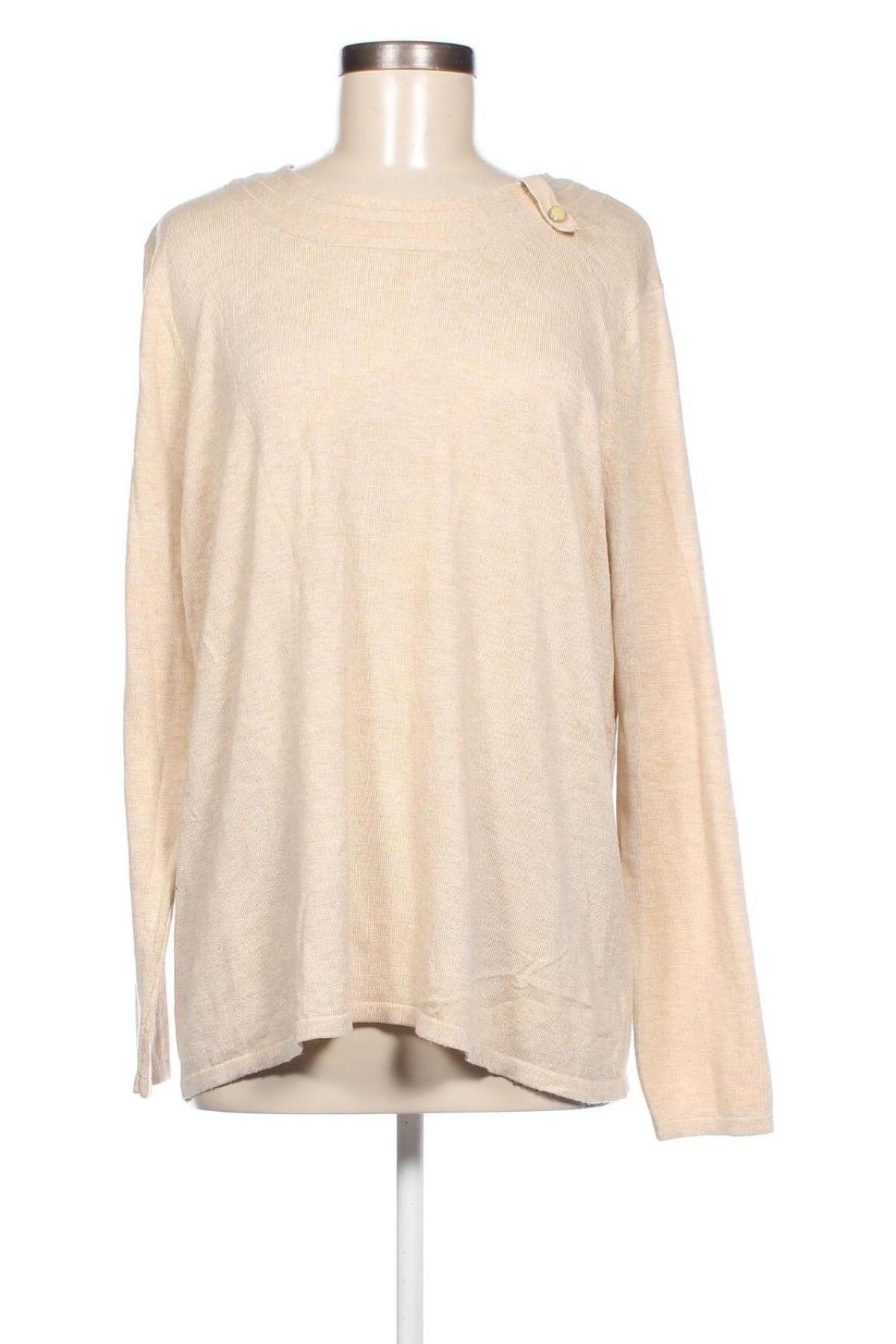 Γυναικείο πουλόβερ Canda, Μέγεθος XL, Χρώμα  Μπέζ, Τιμή 5,92 €