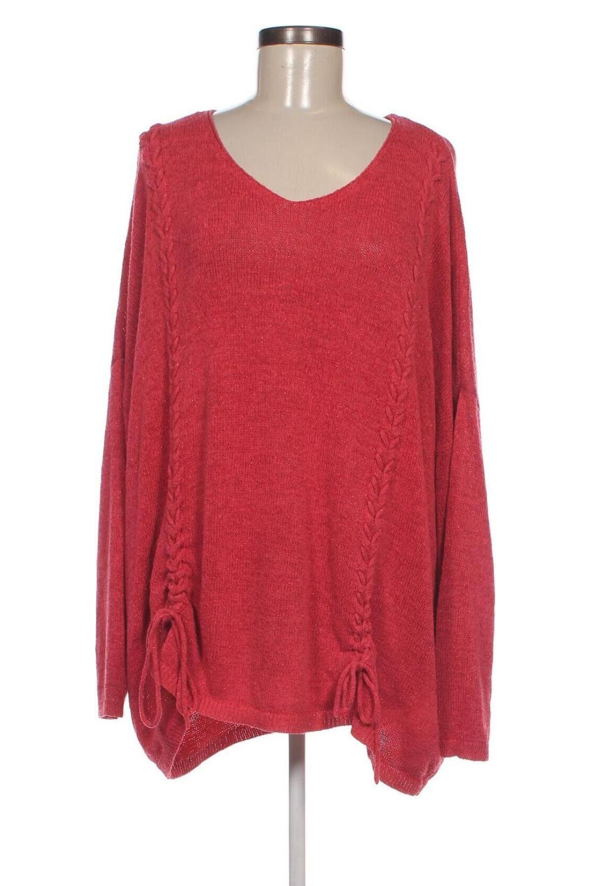 Γυναικείο πουλόβερ Canda, Μέγεθος XXL, Χρώμα Κόκκινο, Τιμή 5,20 €
