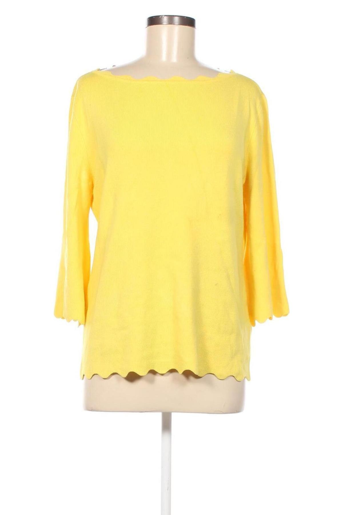 Дамски пуловер Creation L, Размер L, Цвят Жълт, Цена 13,53 лв.