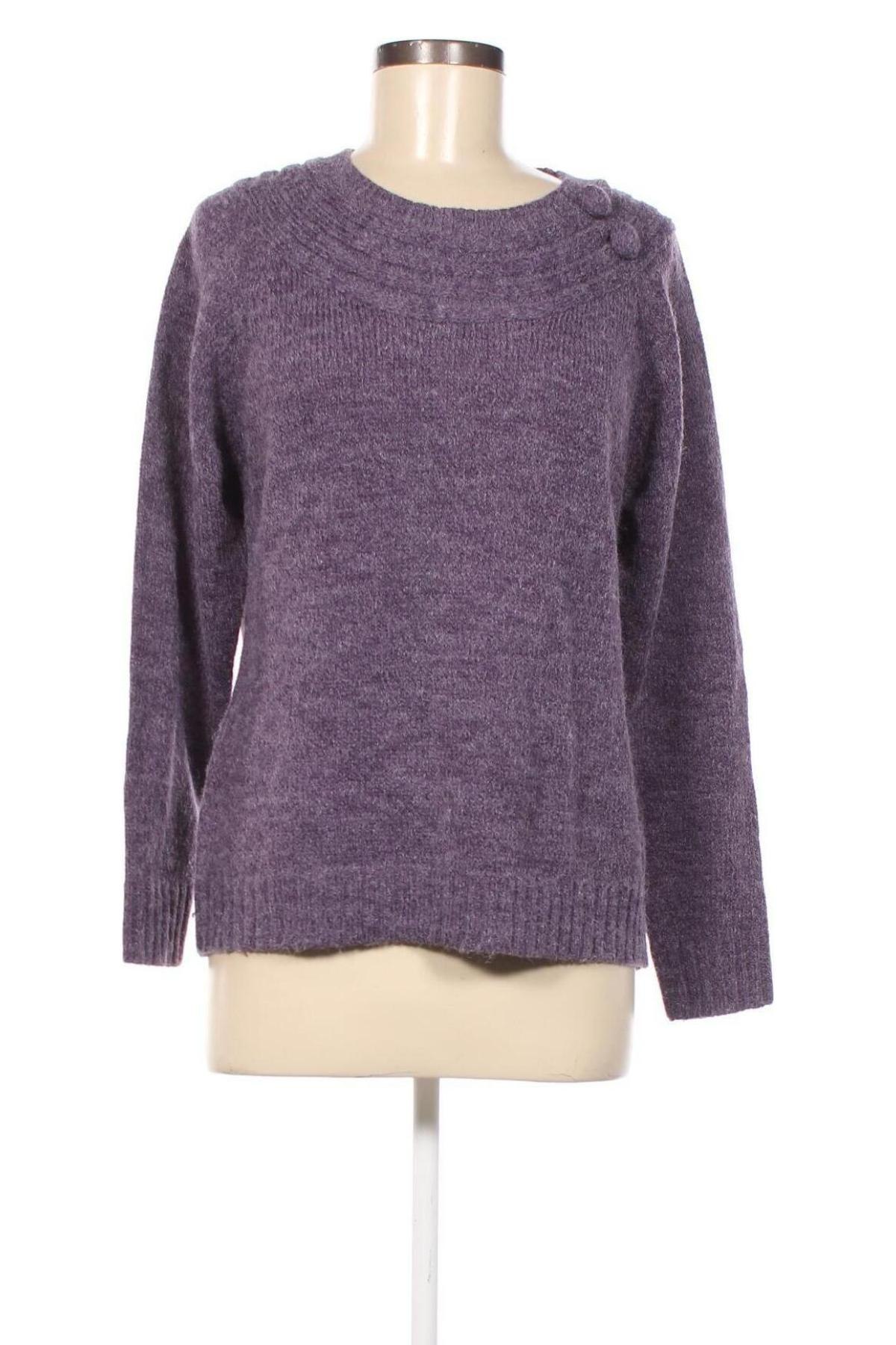 Дамски пуловер Damart, Размер L, Цвят Лилав, Цена 7,54 лв.