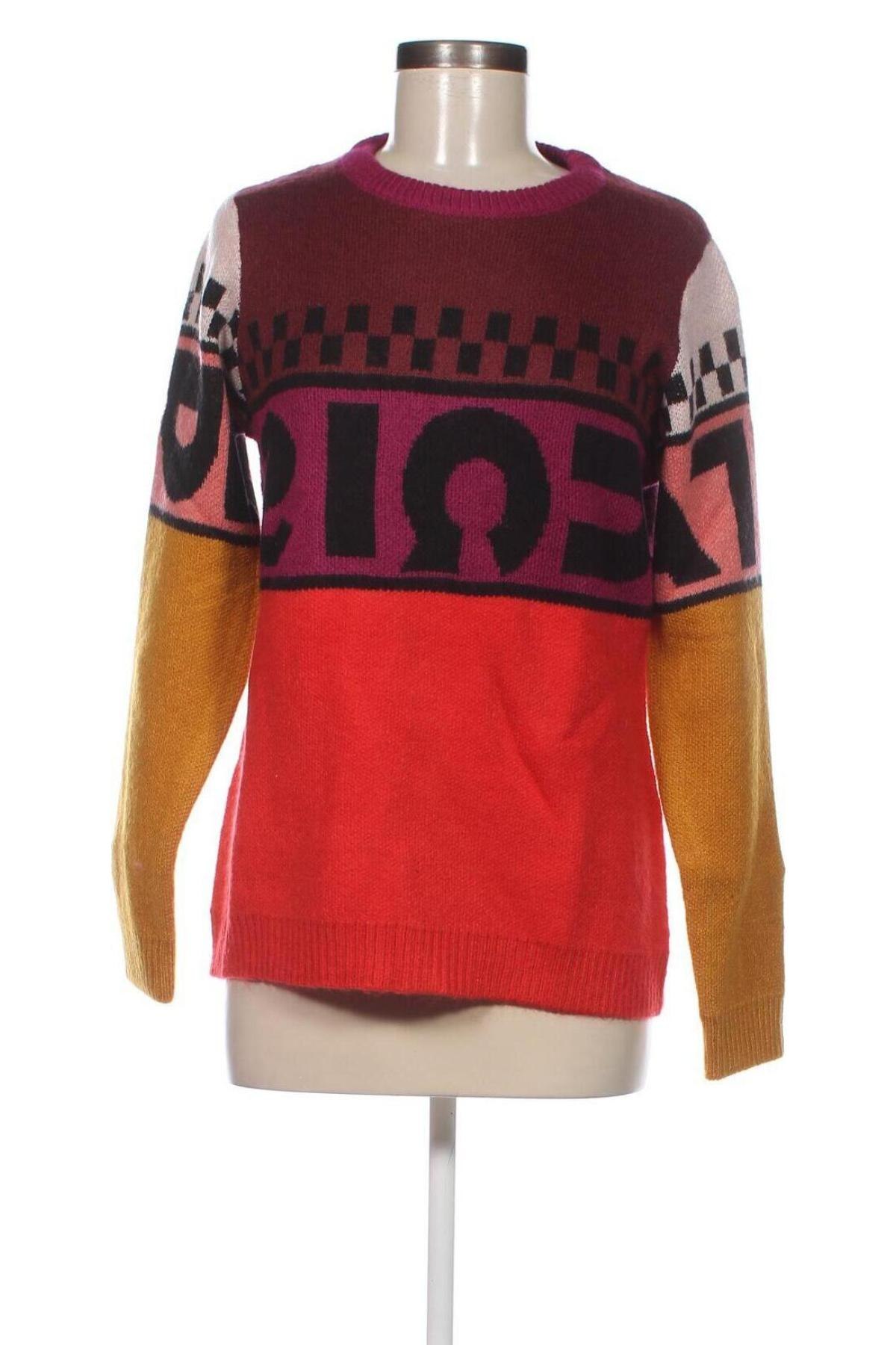 Дамски пуловер Desigual, Размер M, Цвят Многоцветен, Цена 49,00 лв.