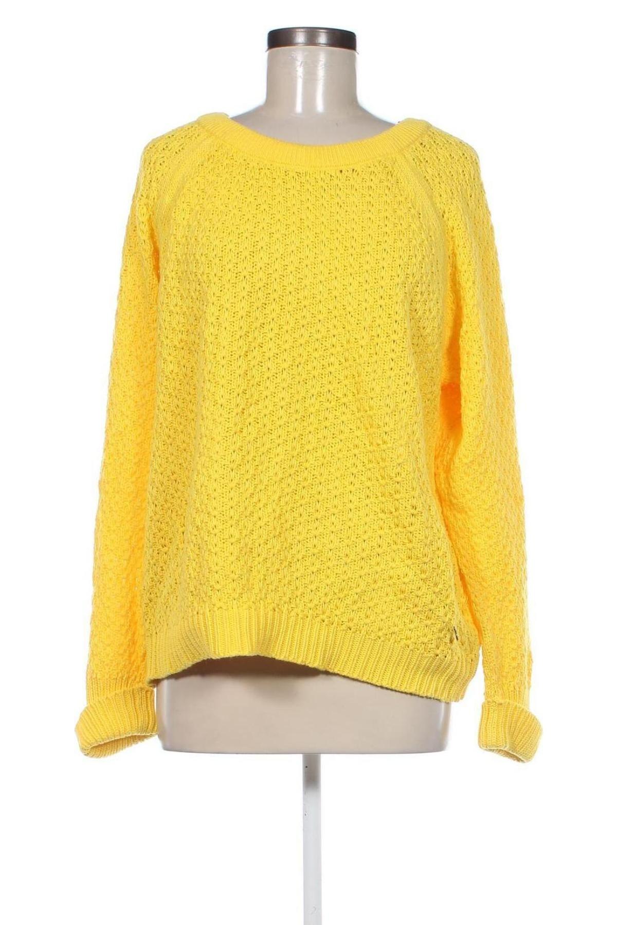 Дамски пуловер Fransa, Размер XL, Цвят Жълт, Цена 15,17 лв.