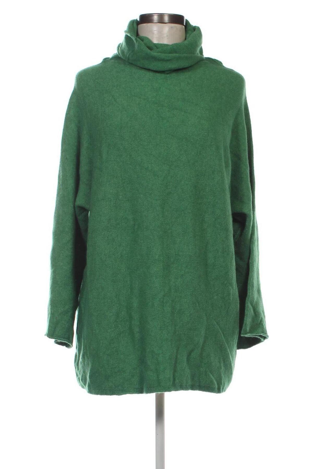 Дамски пуловер Gina Laura, Размер L, Цвят Зелен, Цена 8,20 лв.