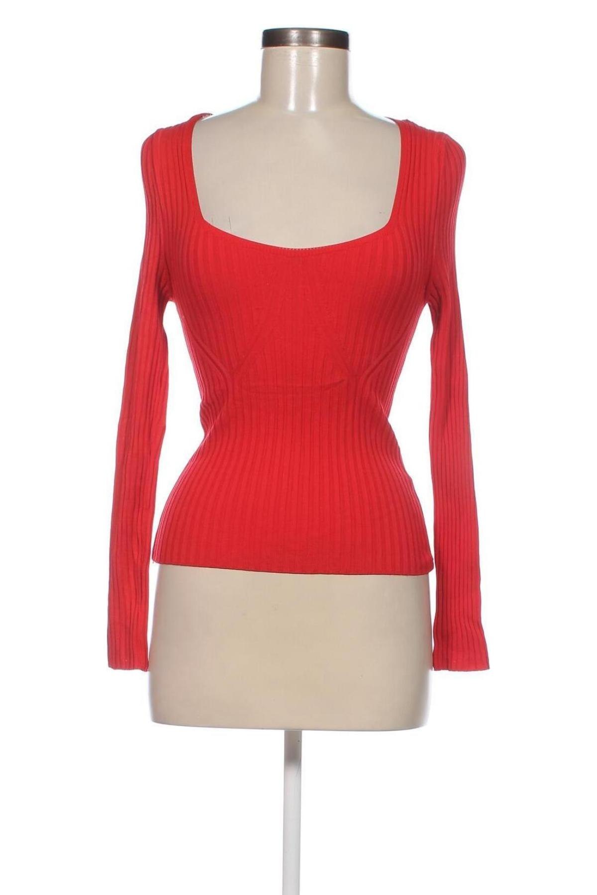 Дамски пуловер Gina Tricot, Размер S, Цвят Червен, Цена 7,02 лв.
