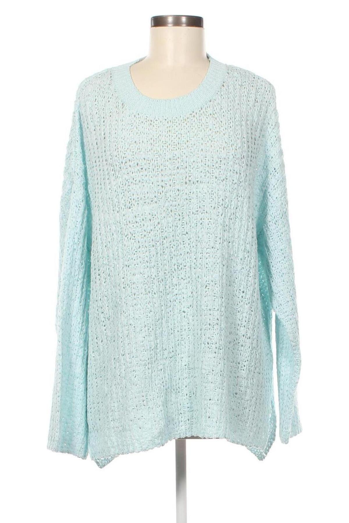 Дамски пуловер Gina Tricot, Размер L, Цвят Син, Цена 12,15 лв.