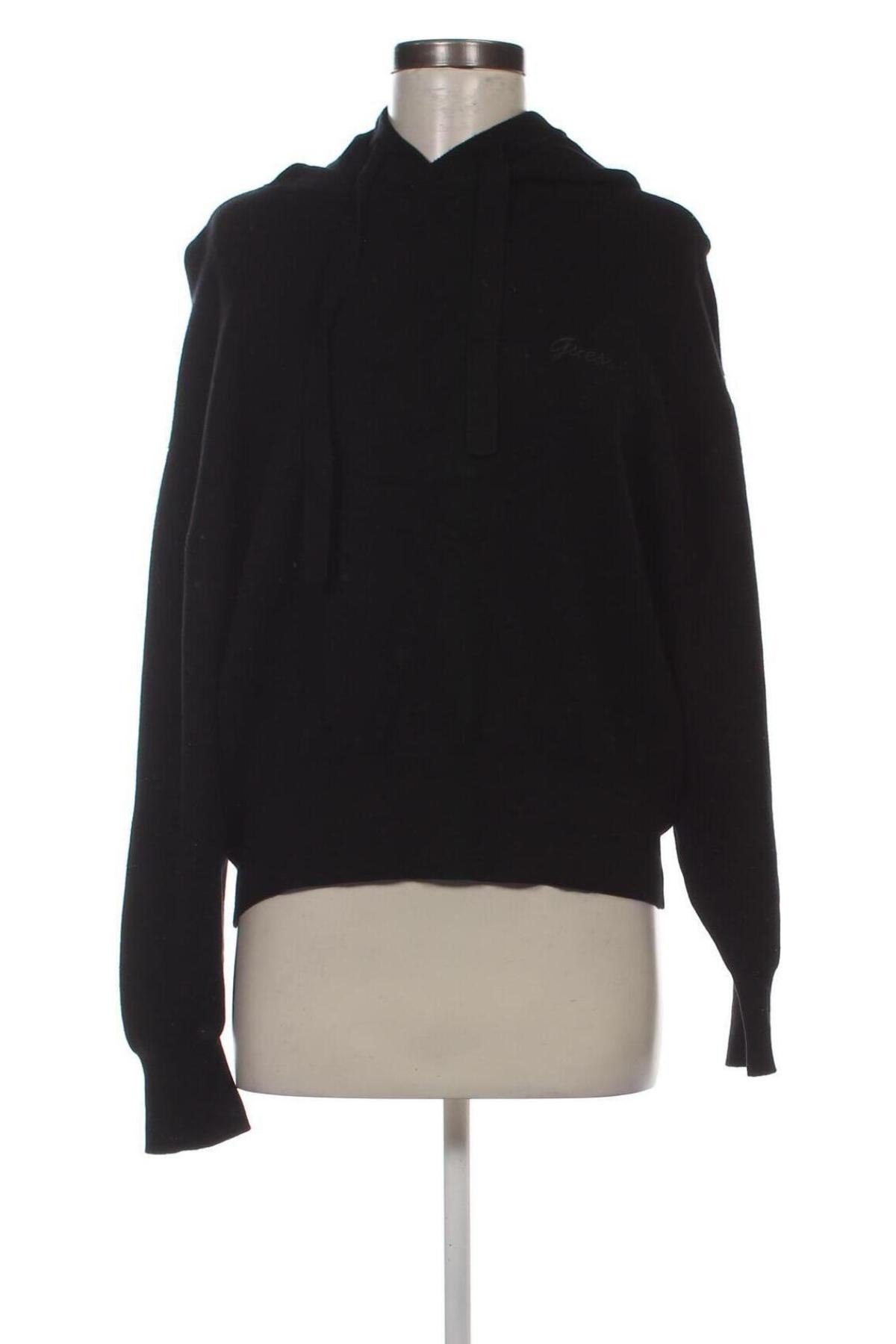 Дамски пуловер Guess, Размер L, Цвят Черен, Цена 62,40 лв.