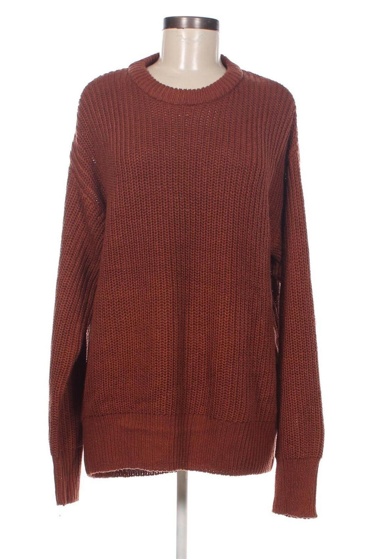 Дамски пуловер H&M, Размер L, Цвят Кафяв, Цена 7,83 лв.