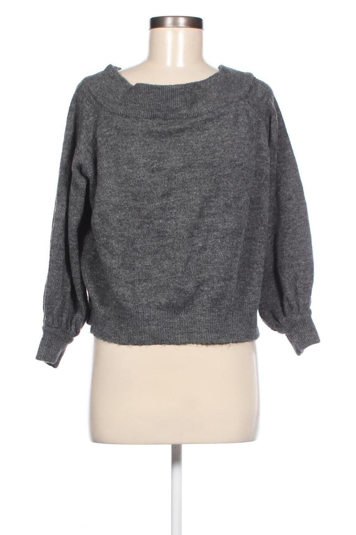 Дамски пуловер H&M Divided, Размер L, Цвят Сив, Цена 8,41 лв.