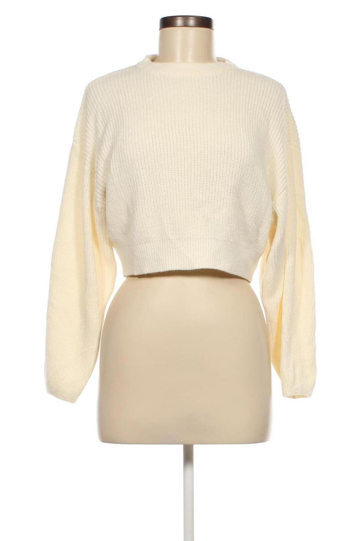 Γυναικείο πουλόβερ H&M Divided, Μέγεθος S, Χρώμα Λευκό, Τιμή 4,66 €
