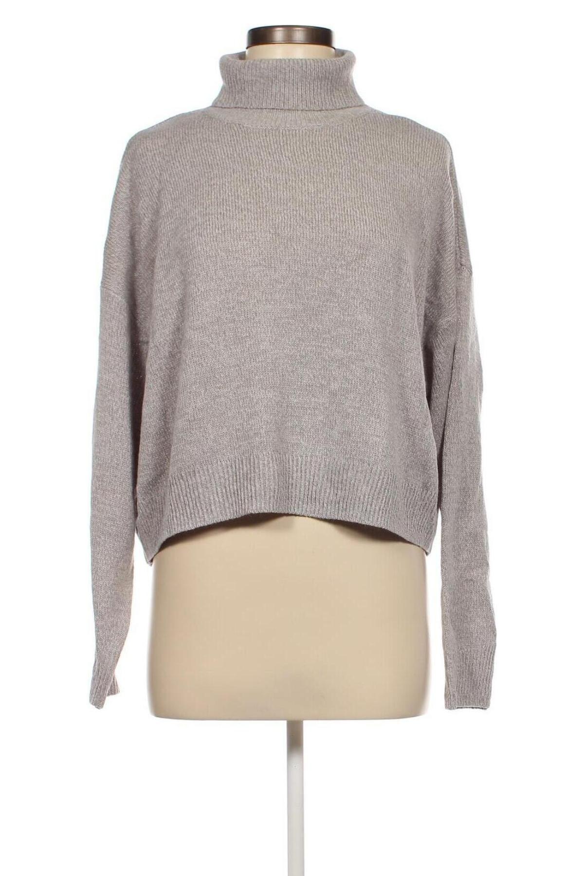 Дамски пуловер H&M Divided, Размер L, Цвят Сив, Цена 6,67 лв.