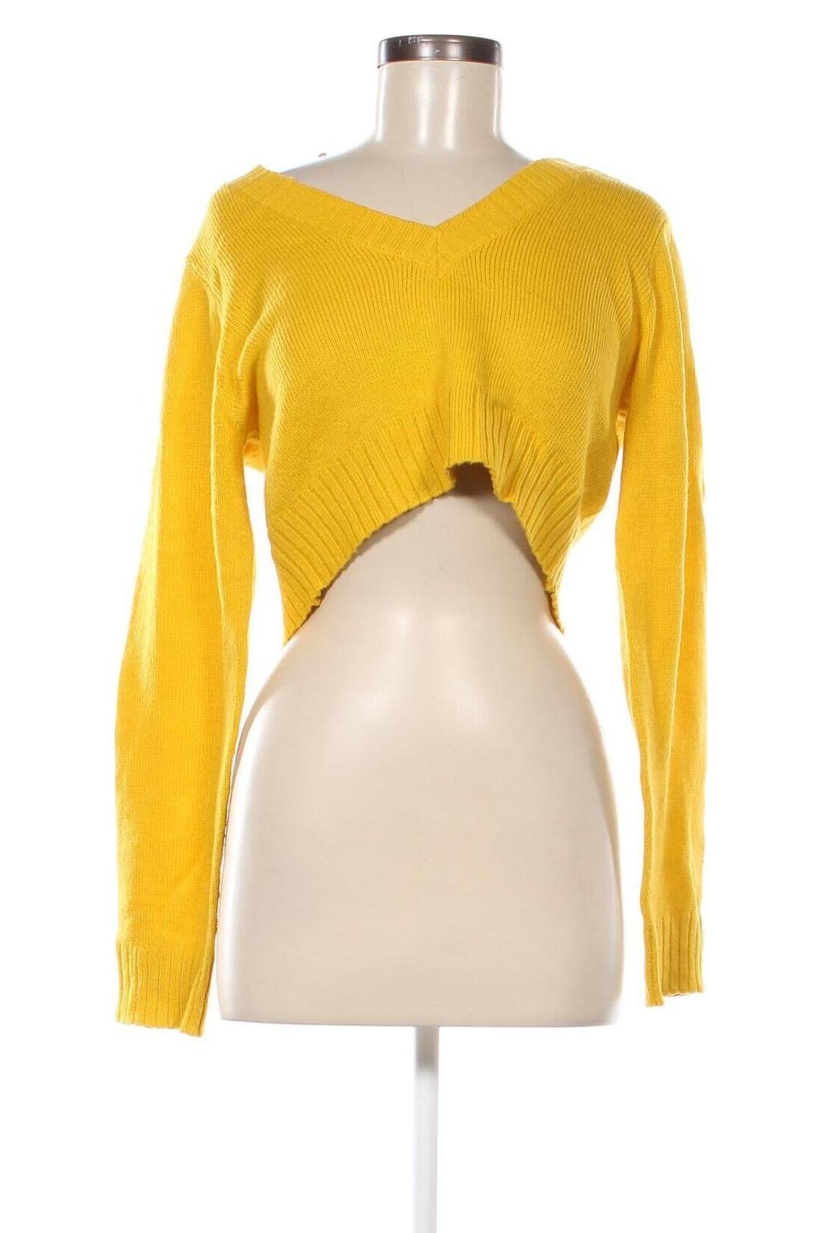 Дамски пуловер H&M Divided, Размер M, Цвят Жълт, Цена 6,72 лв.