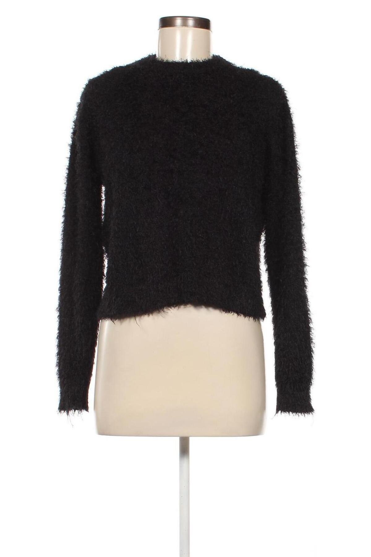 Дамски пуловер H&M Divided, Размер S, Цвят Черен, Цена 12,18 лв.