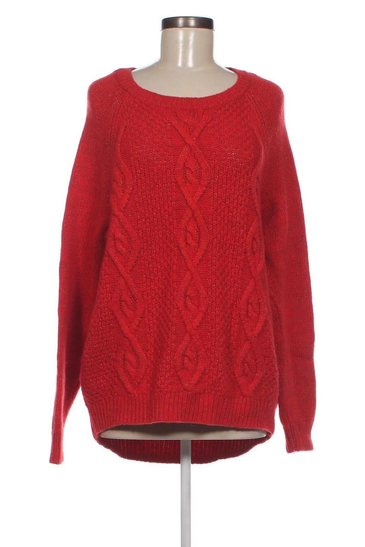 Γυναικείο πουλόβερ H&M L.O.G.G., Μέγεθος XL, Χρώμα Κόκκινο, Τιμή 7,18 €