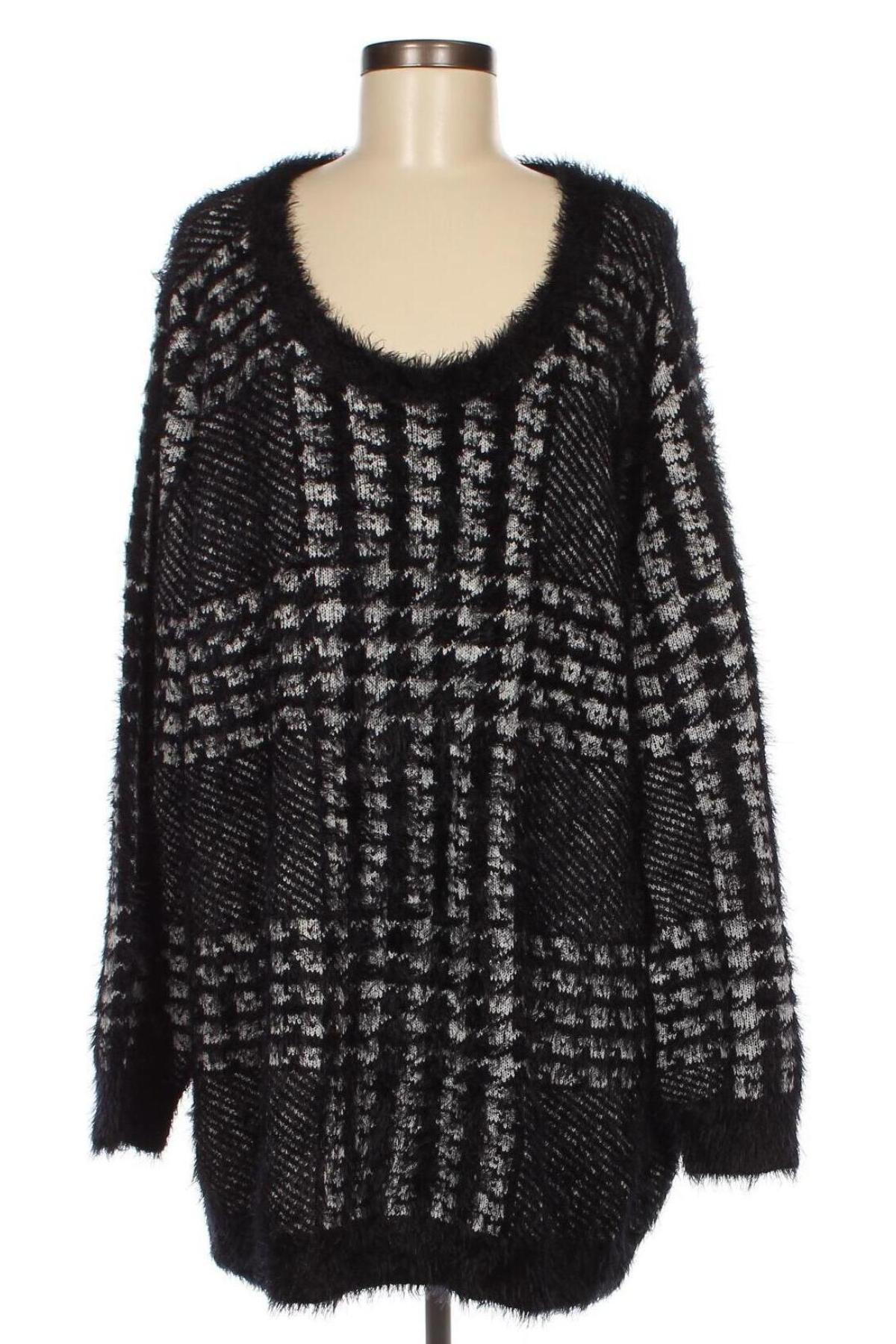 Дамски пуловер Helena Vera, Размер 3XL, Цвят Черен, Цена 51,15 лв.