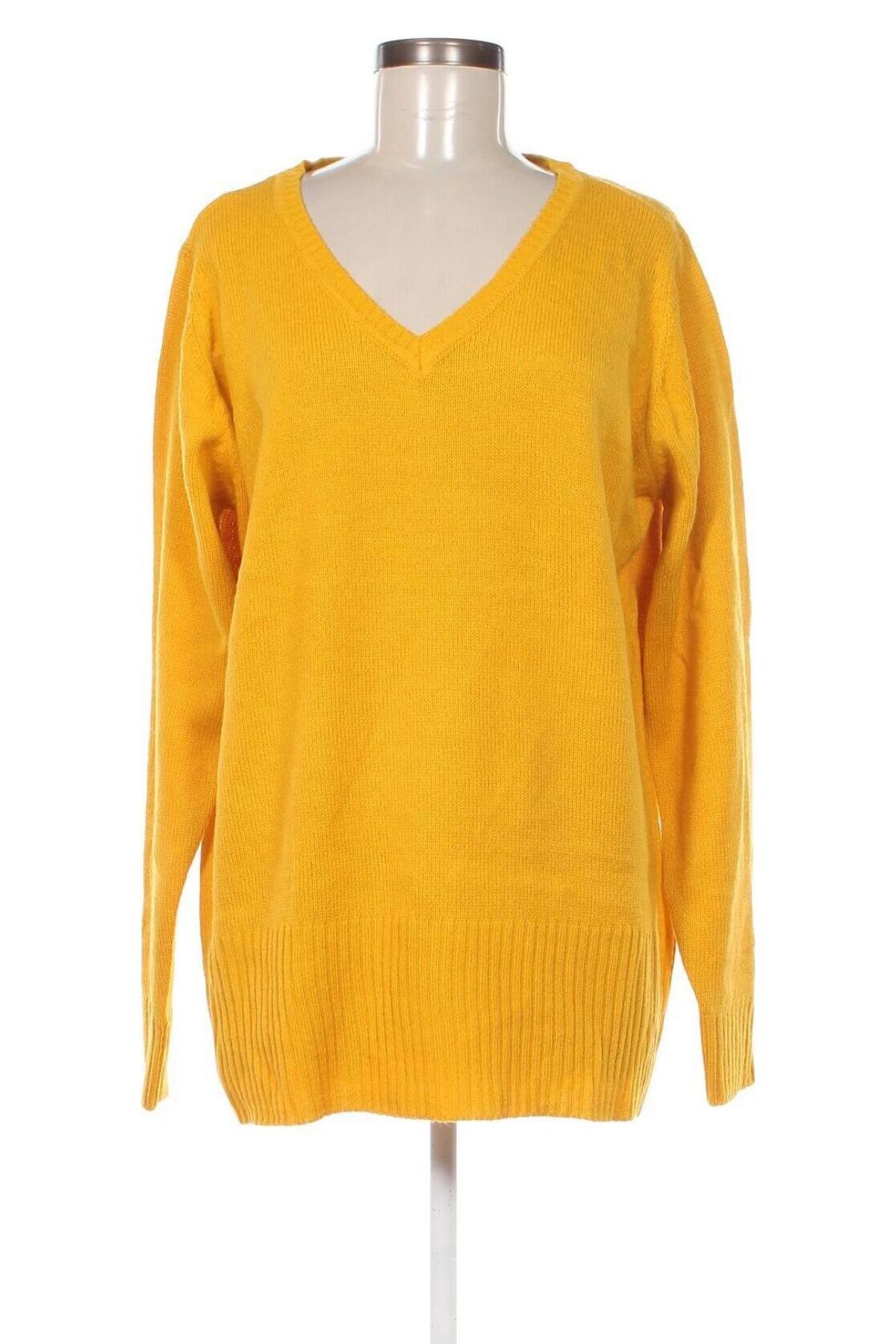 Дамски пуловер Infinity Woman, Размер XL, Цвят Жълт, Цена 8,41 лв.
