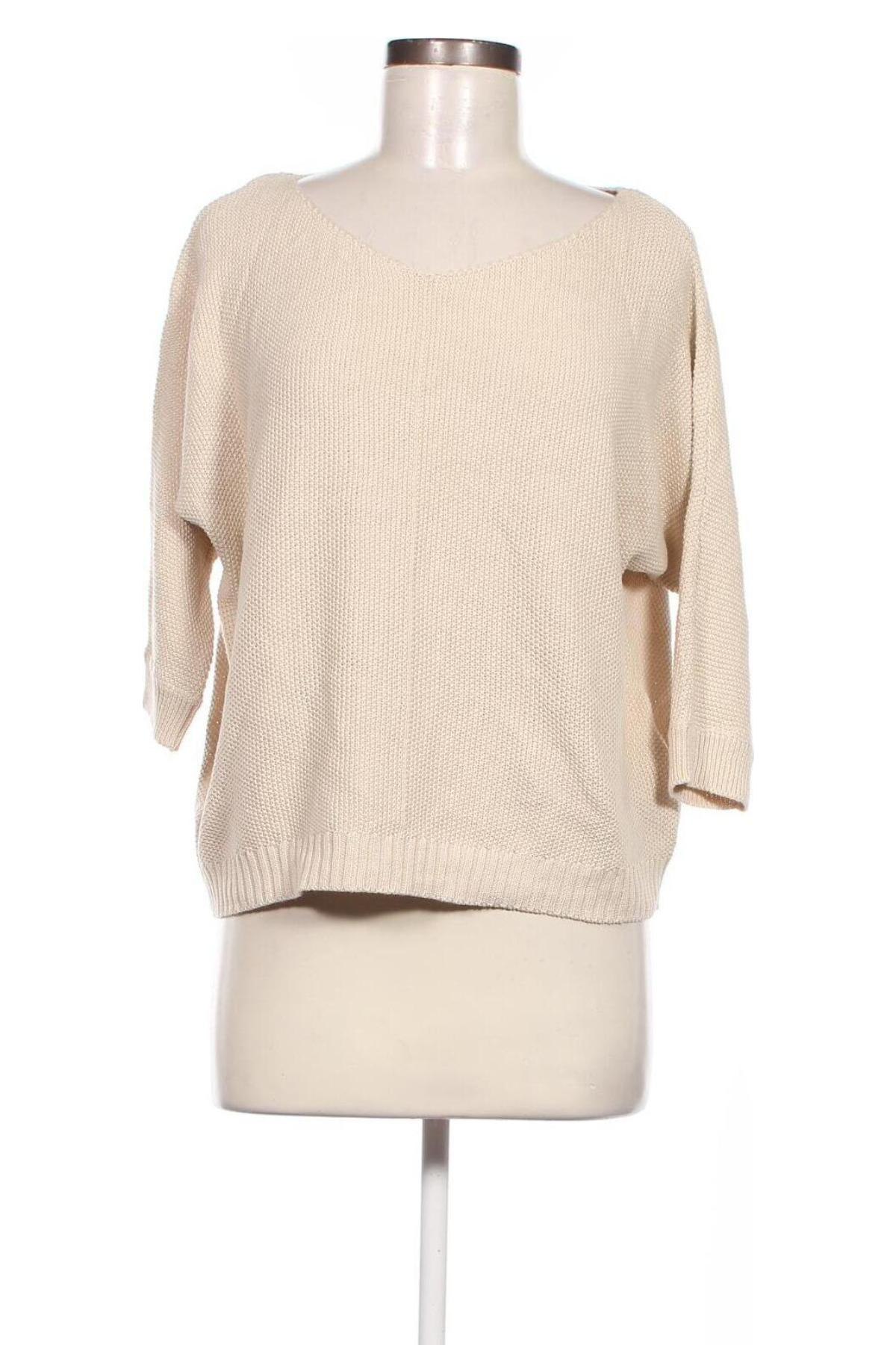 Damenpullover Infinity Woman, Größe M, Farbe Beige, Preis 5,45 €