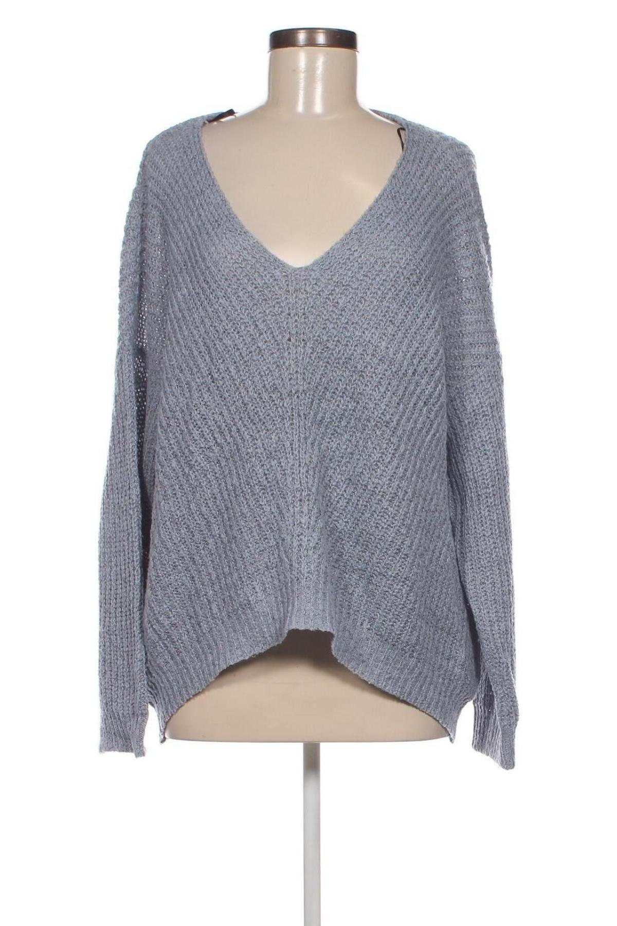 Γυναικείο πουλόβερ Jacqueline De Yong, Μέγεθος XL, Χρώμα Μπλέ, Τιμή 7,18 €