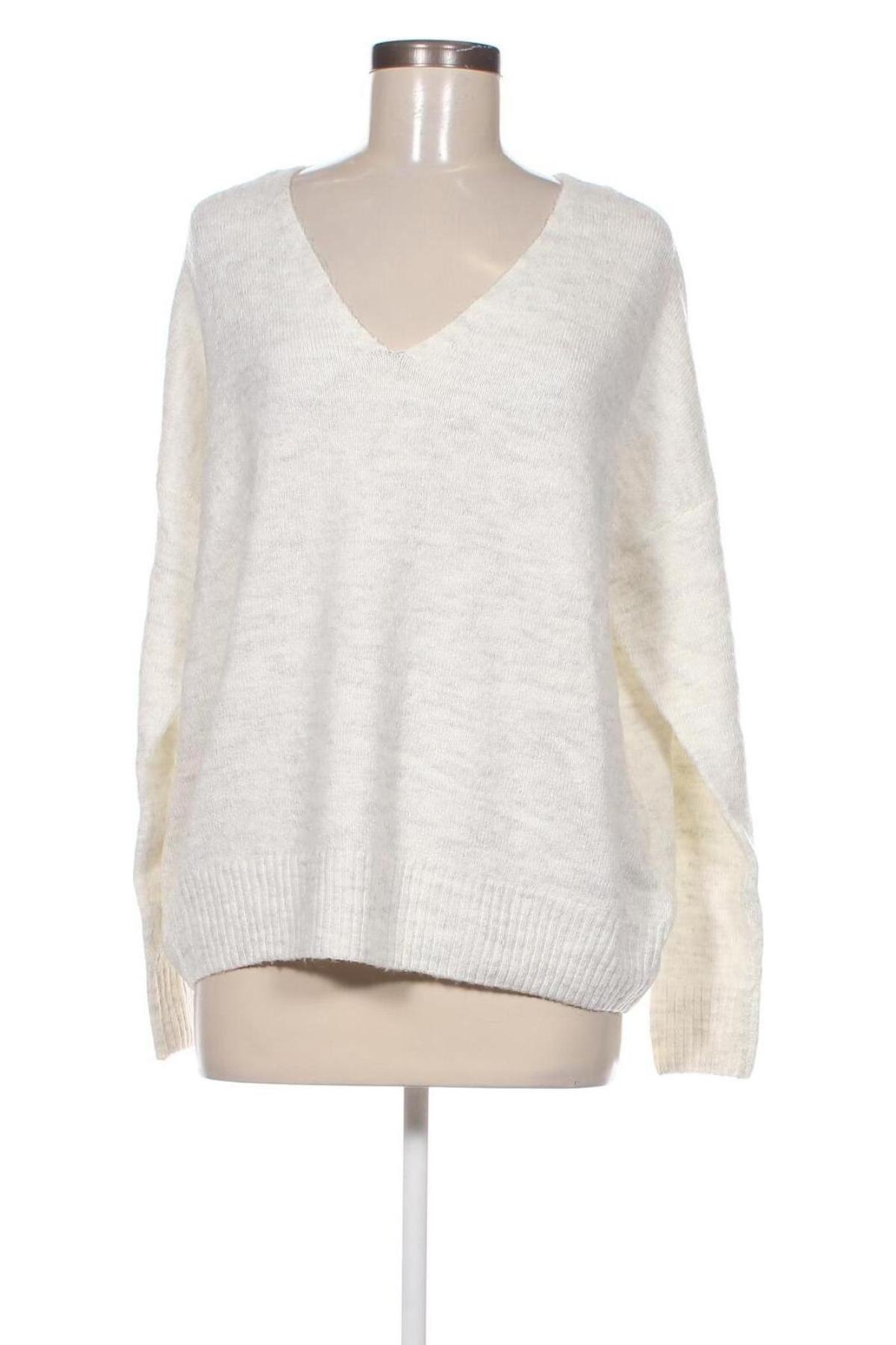 Γυναικείο πουλόβερ Jacqueline De Yong, Μέγεθος L, Χρώμα Λευκό, Τιμή 7,18 €