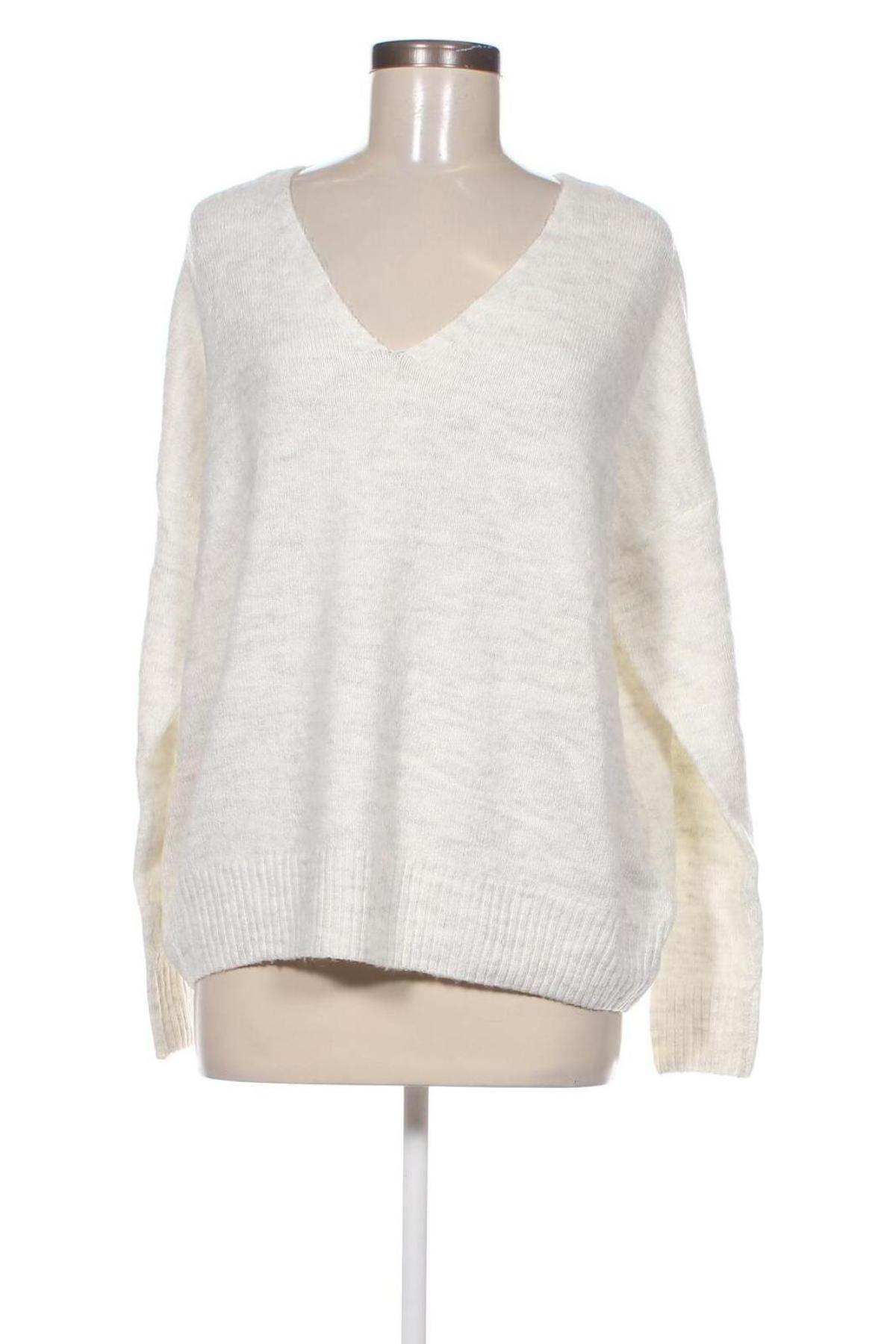 Damenpullover Jacqueline De Yong, Größe L, Farbe Weiß, Preis € 6,49