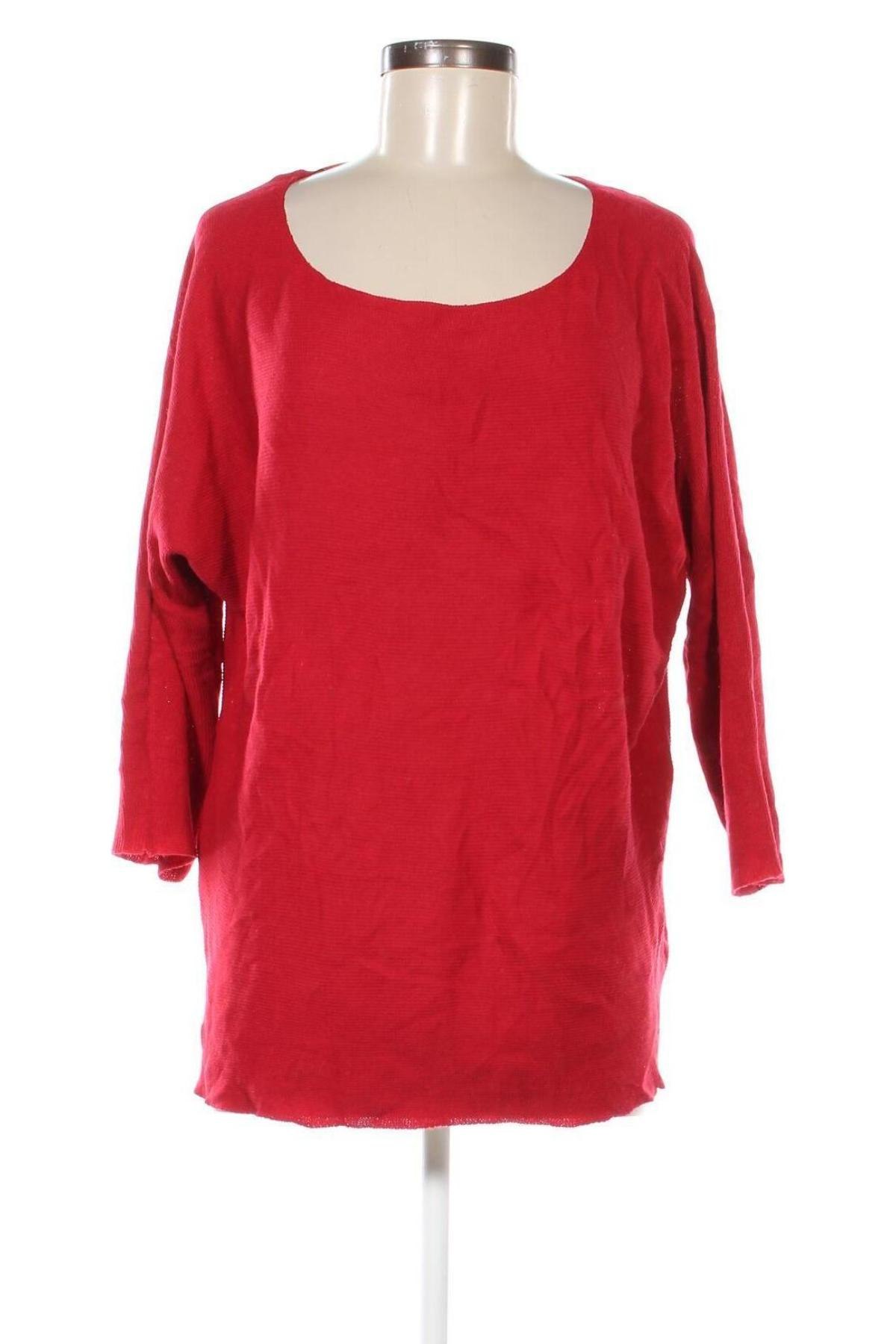 Дамски пуловер Janina, Размер L, Цвят Червен, Цена 8,41 лв.